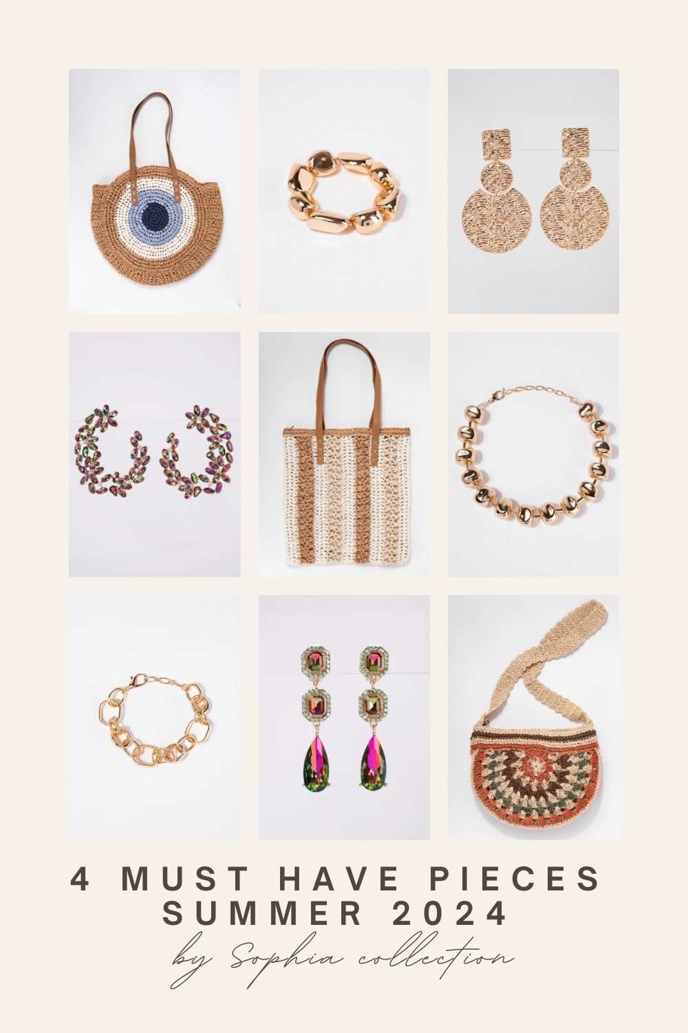 4 Accessories Women need Summer 24'