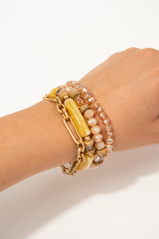 Elle 4-Piece Stretch Bracelet