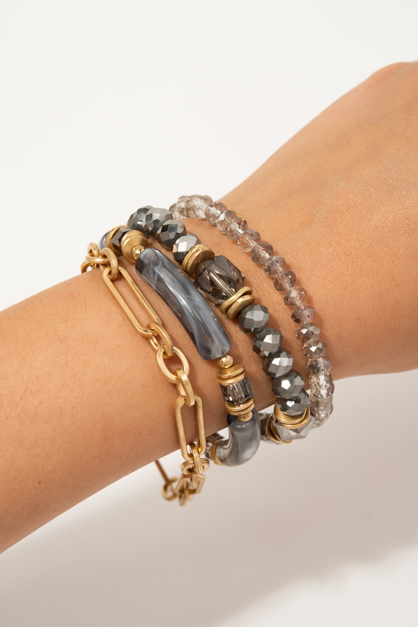 Elle 4-Piece Stretch Bracelet
