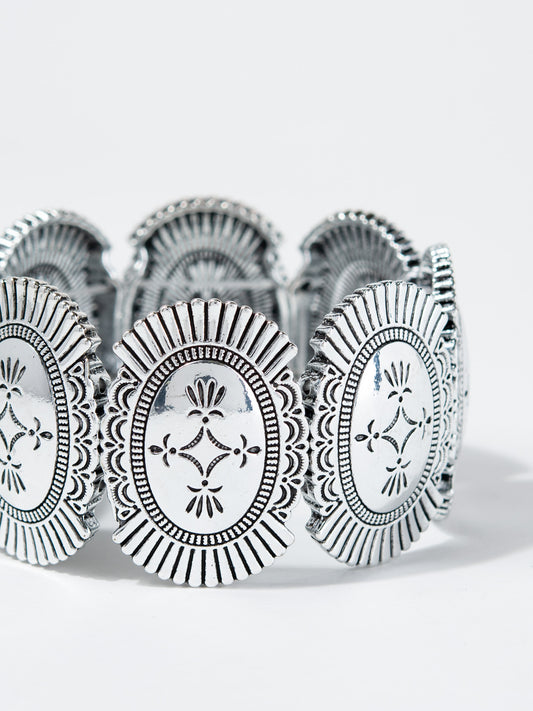 Ariana Western Oval Concho Stretch Bracelet