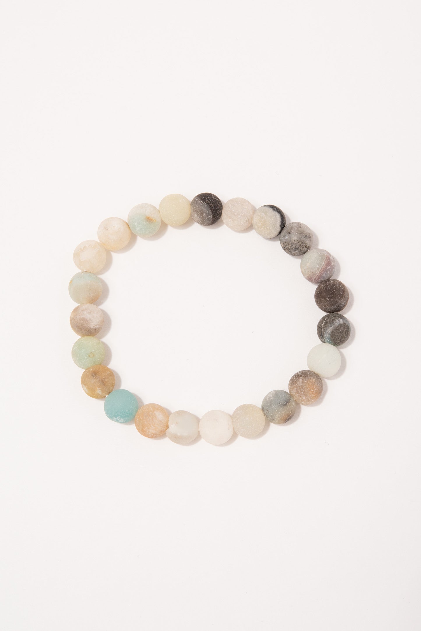 Frances 8MM Stone Beaded Bracelet