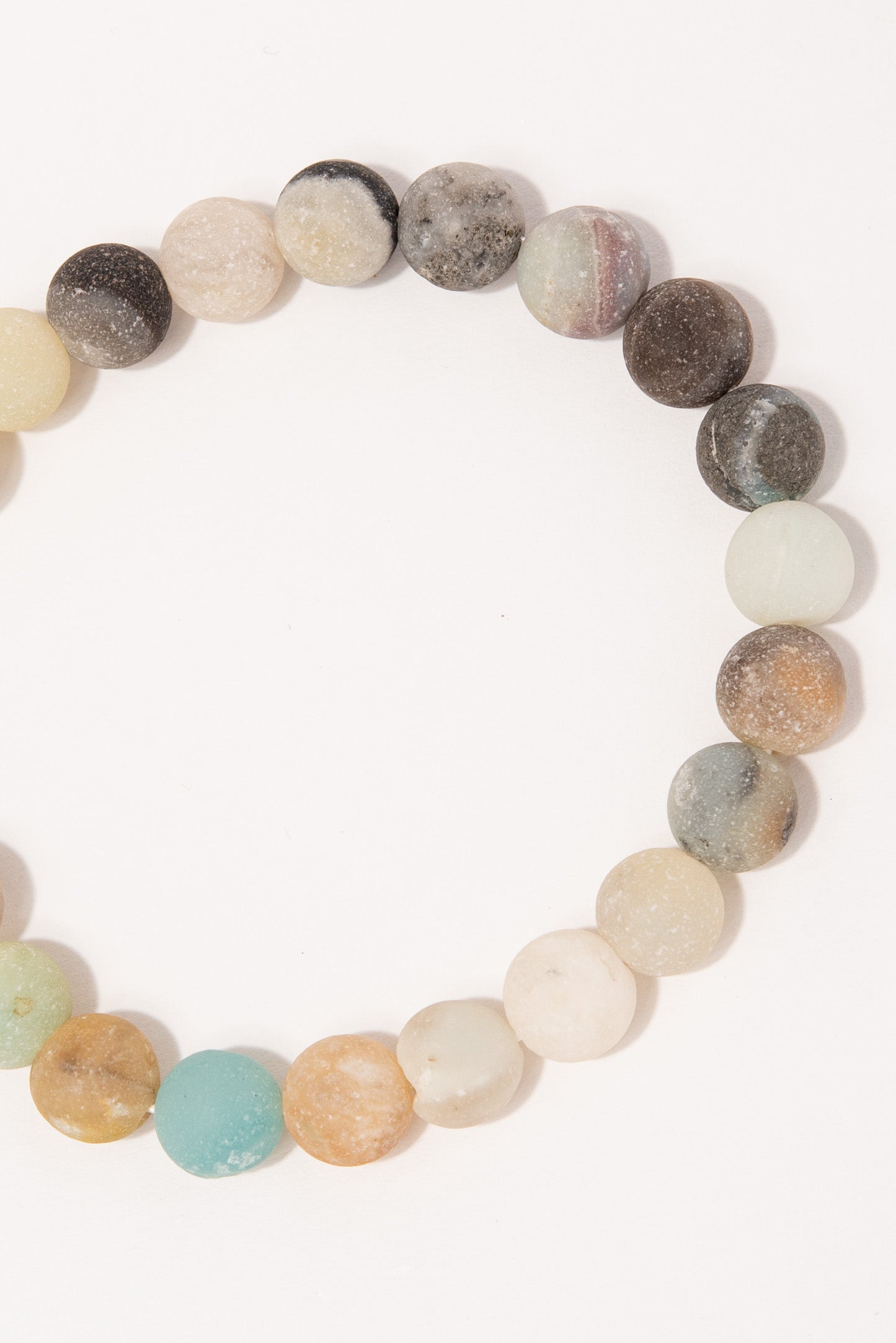 Frances 8MM Stone Beaded Bracelet