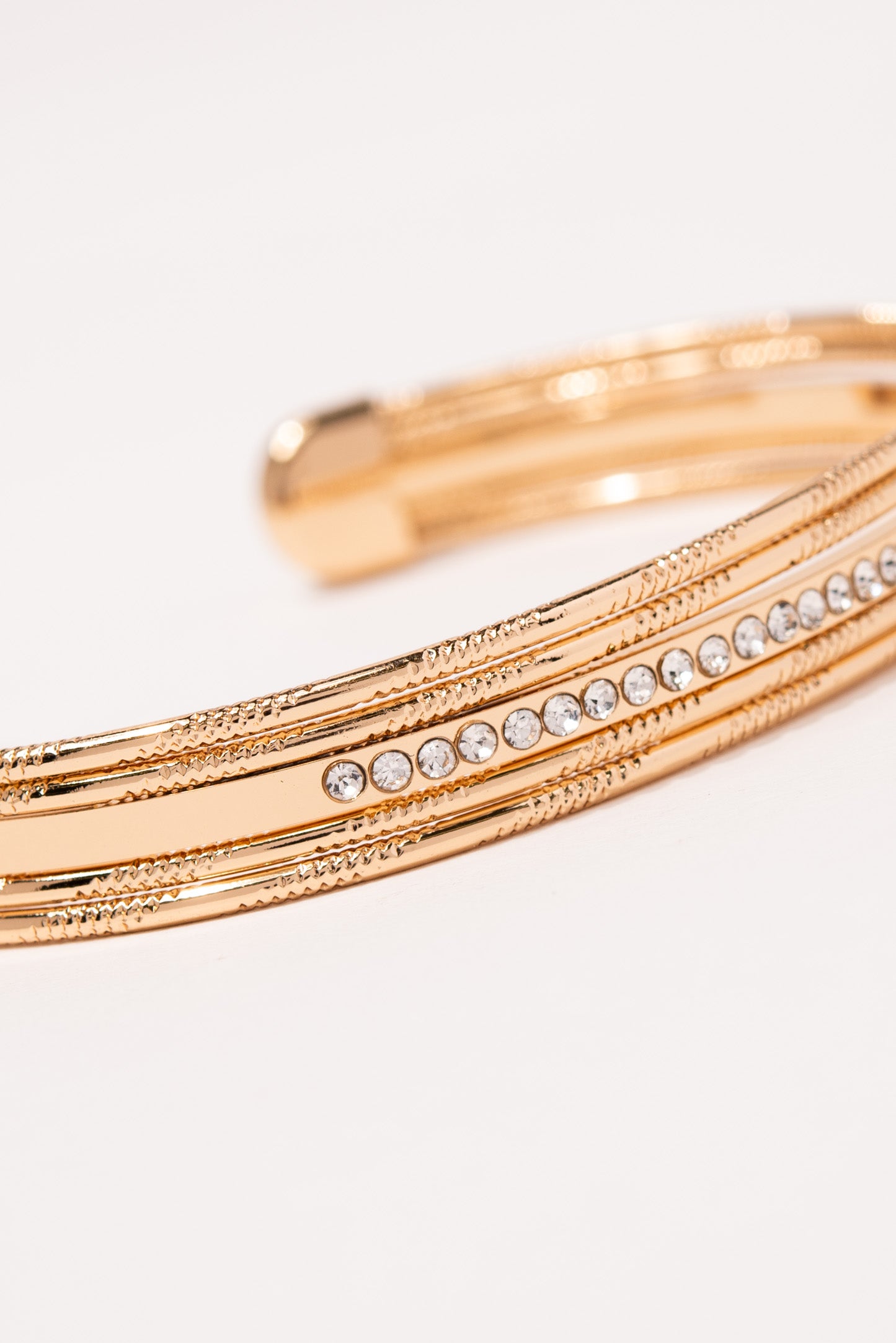 Haillee Rhinestone Cuff Bracelet
