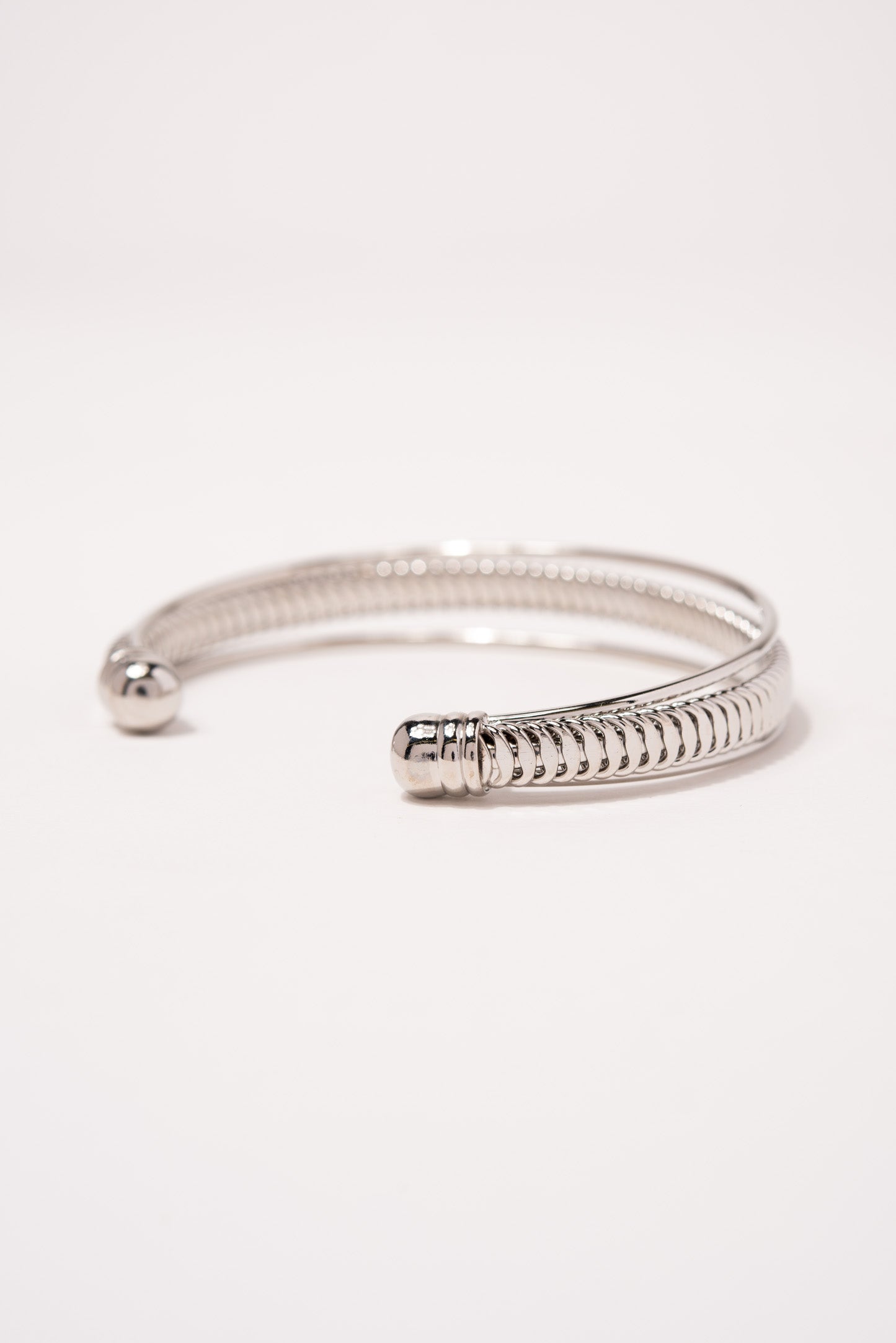 Heather Ribbed Cuff Bracelet