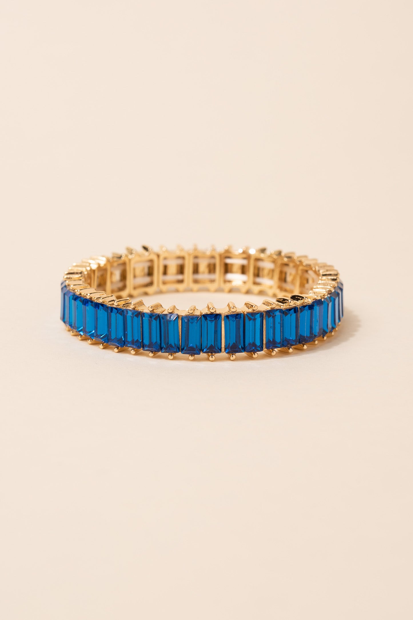 Jessa Rhinestone Baguette Stretch Bracelet