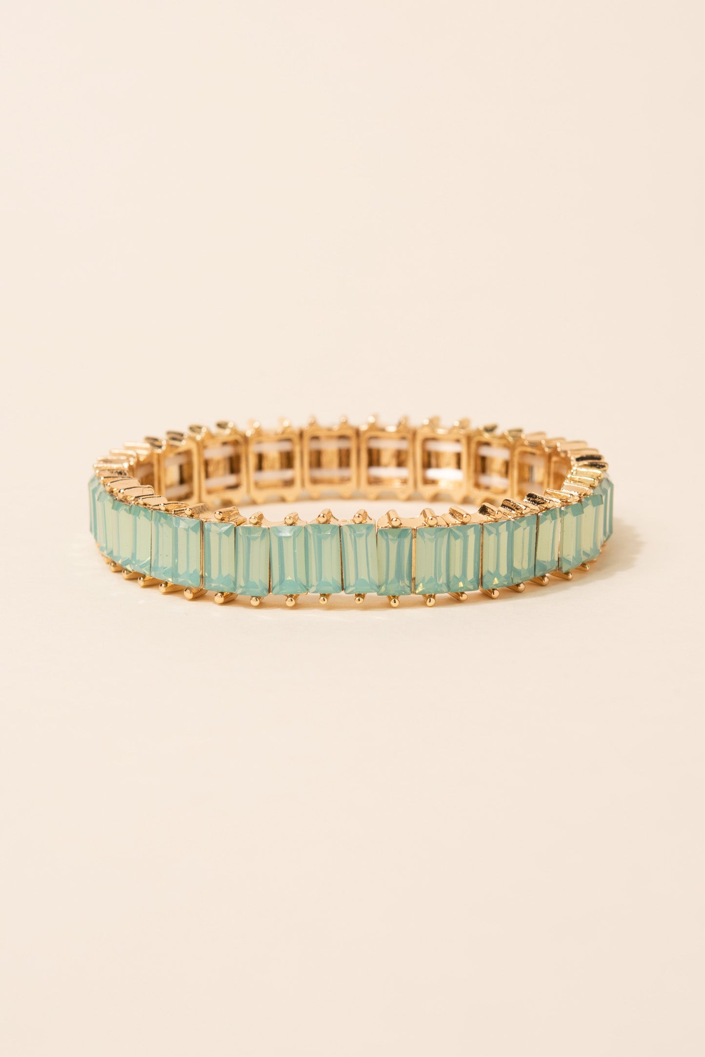 Jessa Rhinestone Baguette Stretch Bracelet