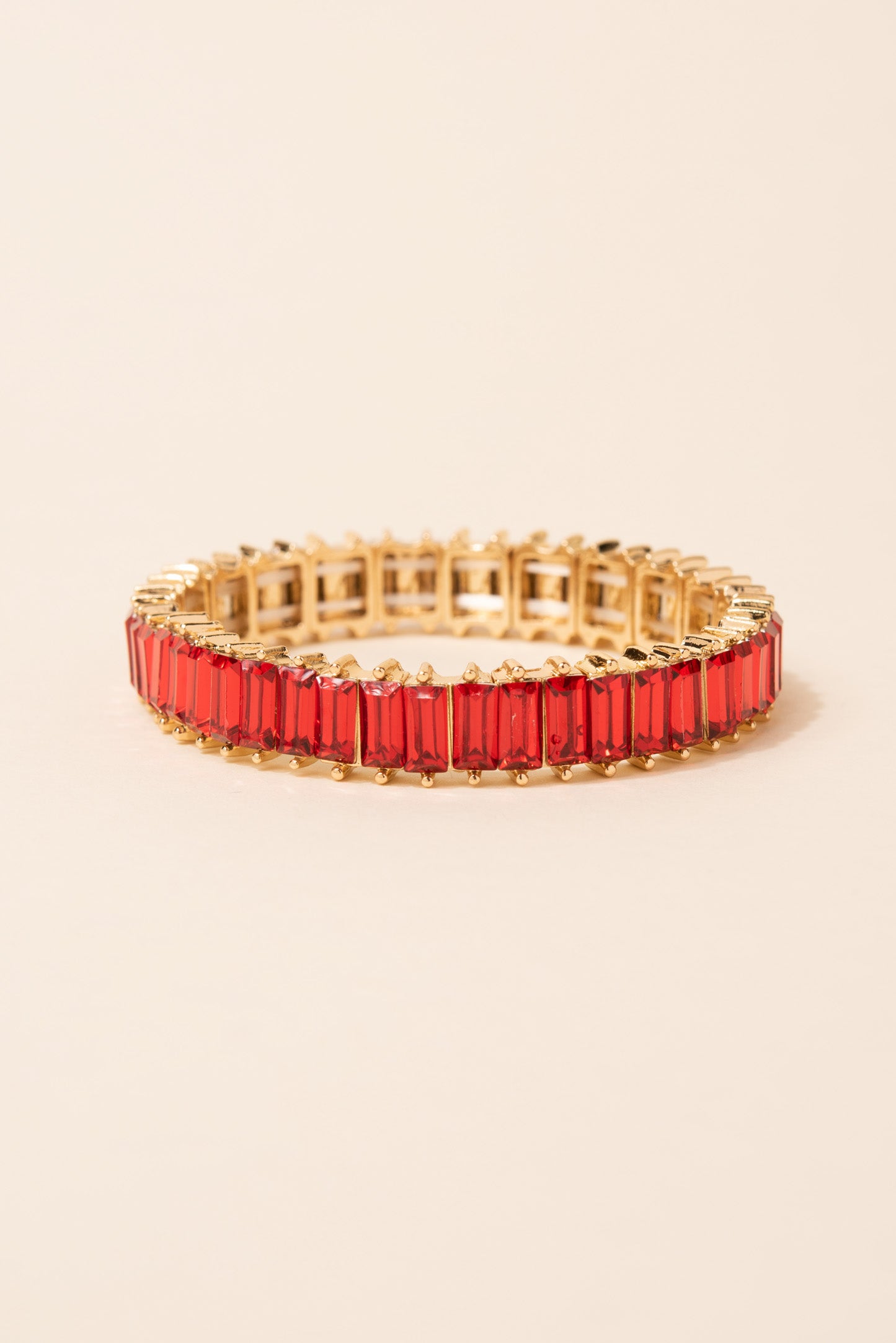 Jessa Rhinestone Baguette Stretch Bracelet