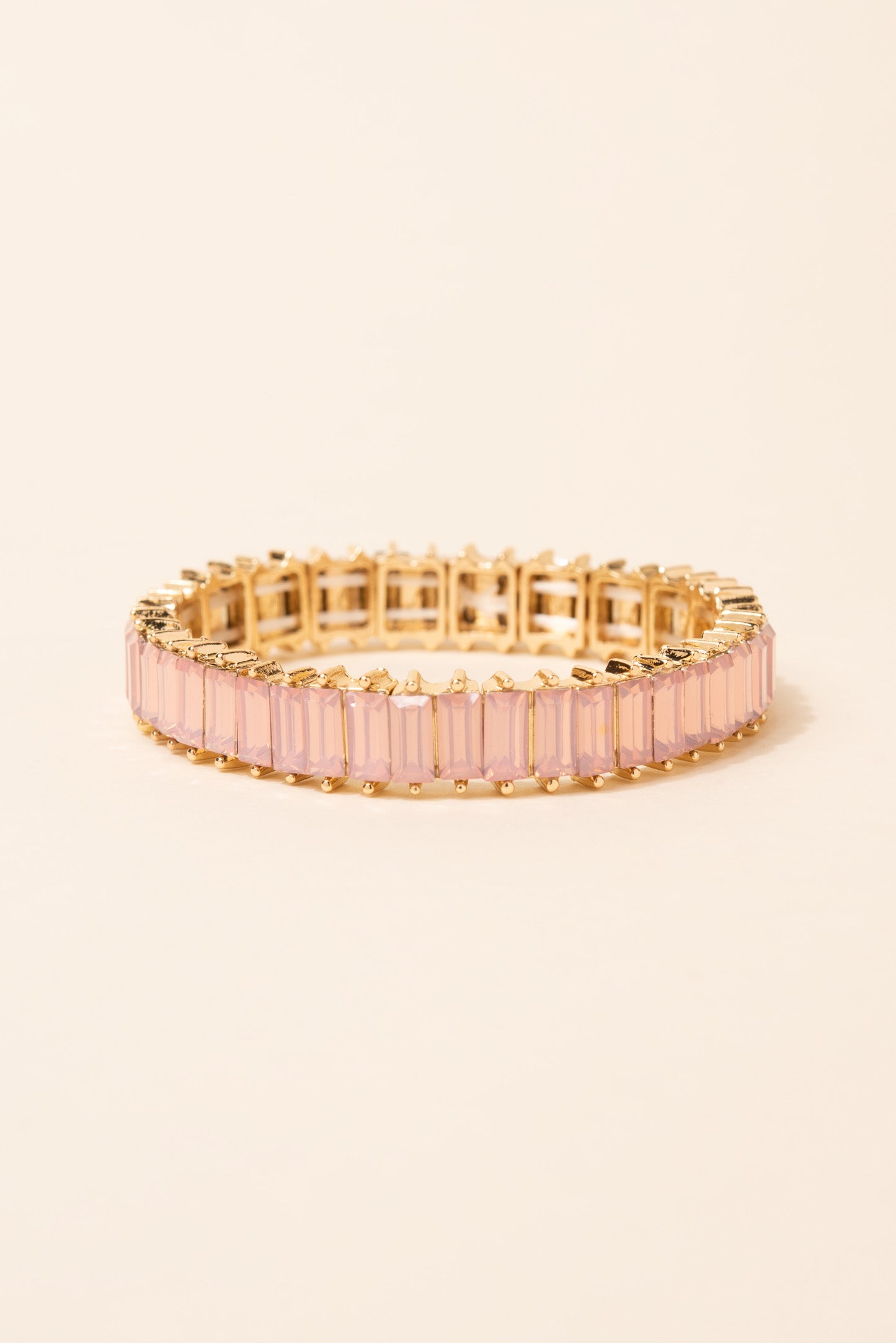 Jessa Rhinestone Baguette Stretch Bracelet