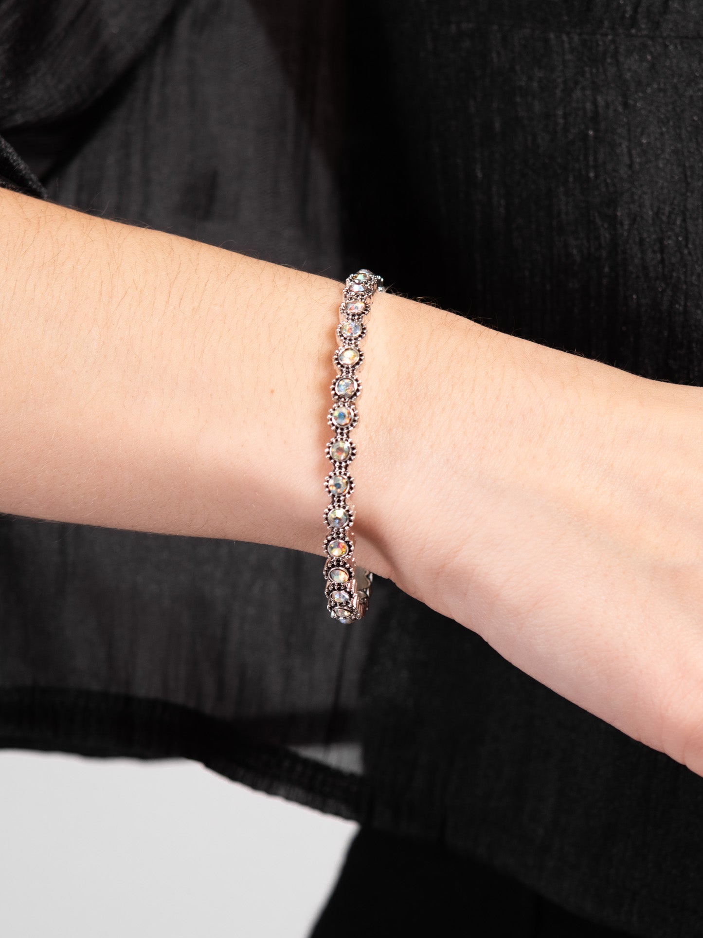 Bailey Crystal Rhinestone Bangle Bracelet