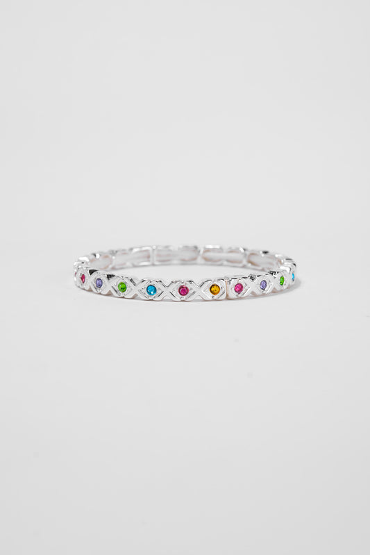 Bella Tailored Rhinestone Stretch Bracelet