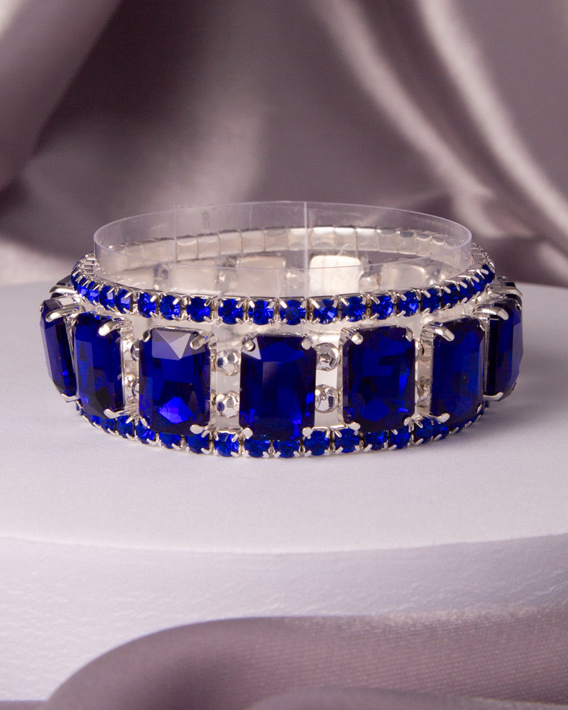 Lyanna Multi-Cut Prong-Set Crystal Bracelet Set
