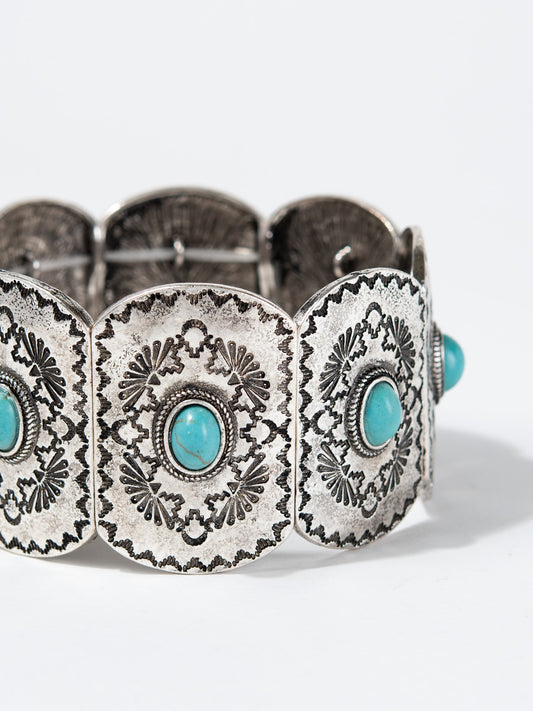 Clementine Western Concho Stretch Bracelet