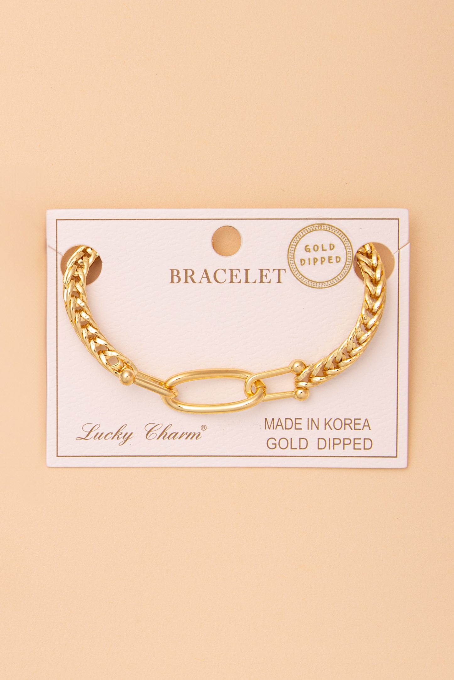 Alina Oval Link Rope-Style Chain Bracelet