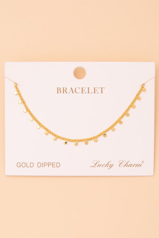 Katie Polished Chain Link Bracelet | Gold