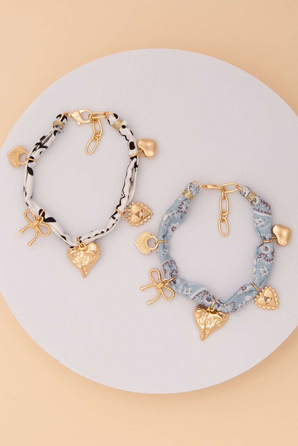 Aubrey Bandana Western Charm Bracelet