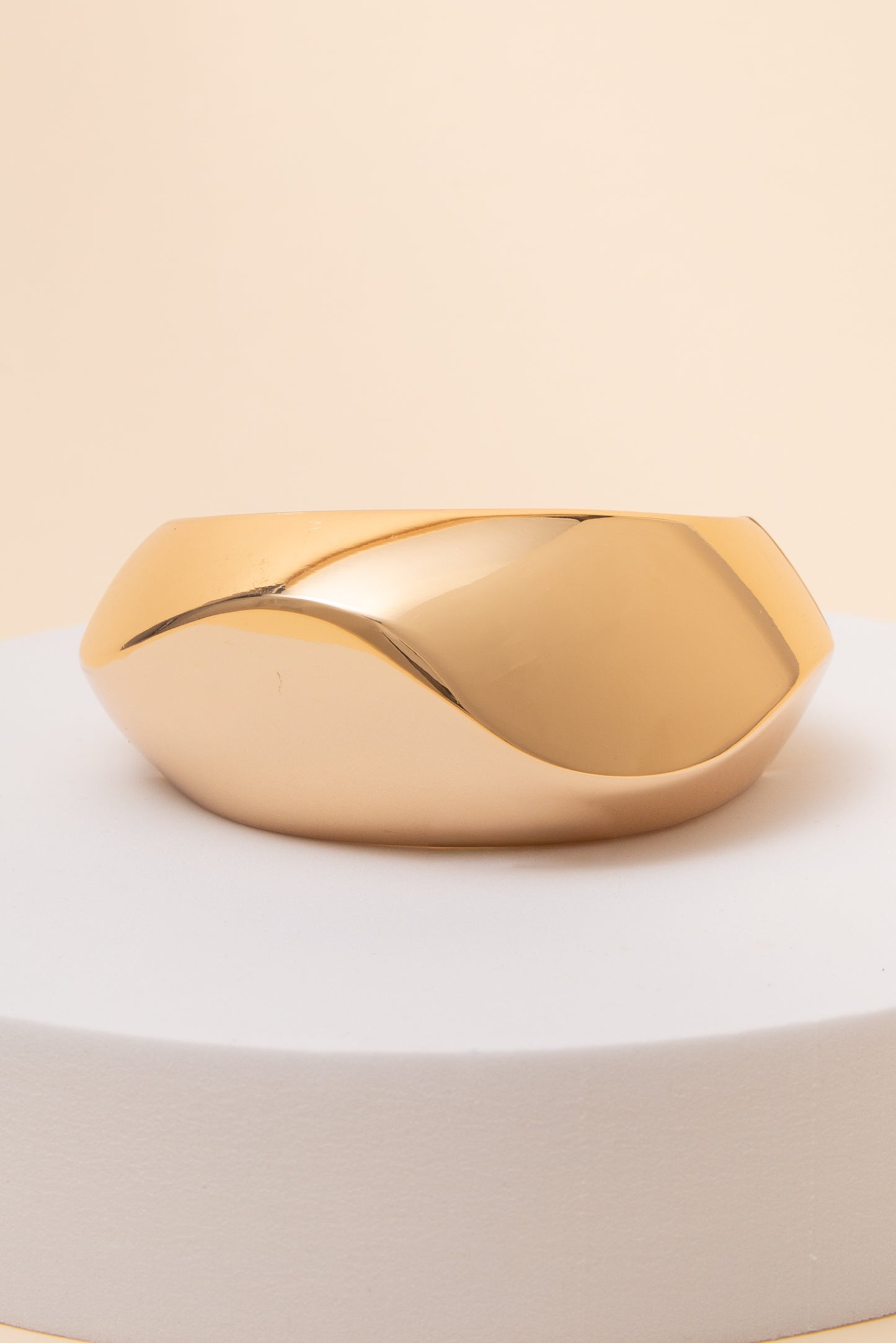 Eliza Polished Faceted Hinge Bracelet