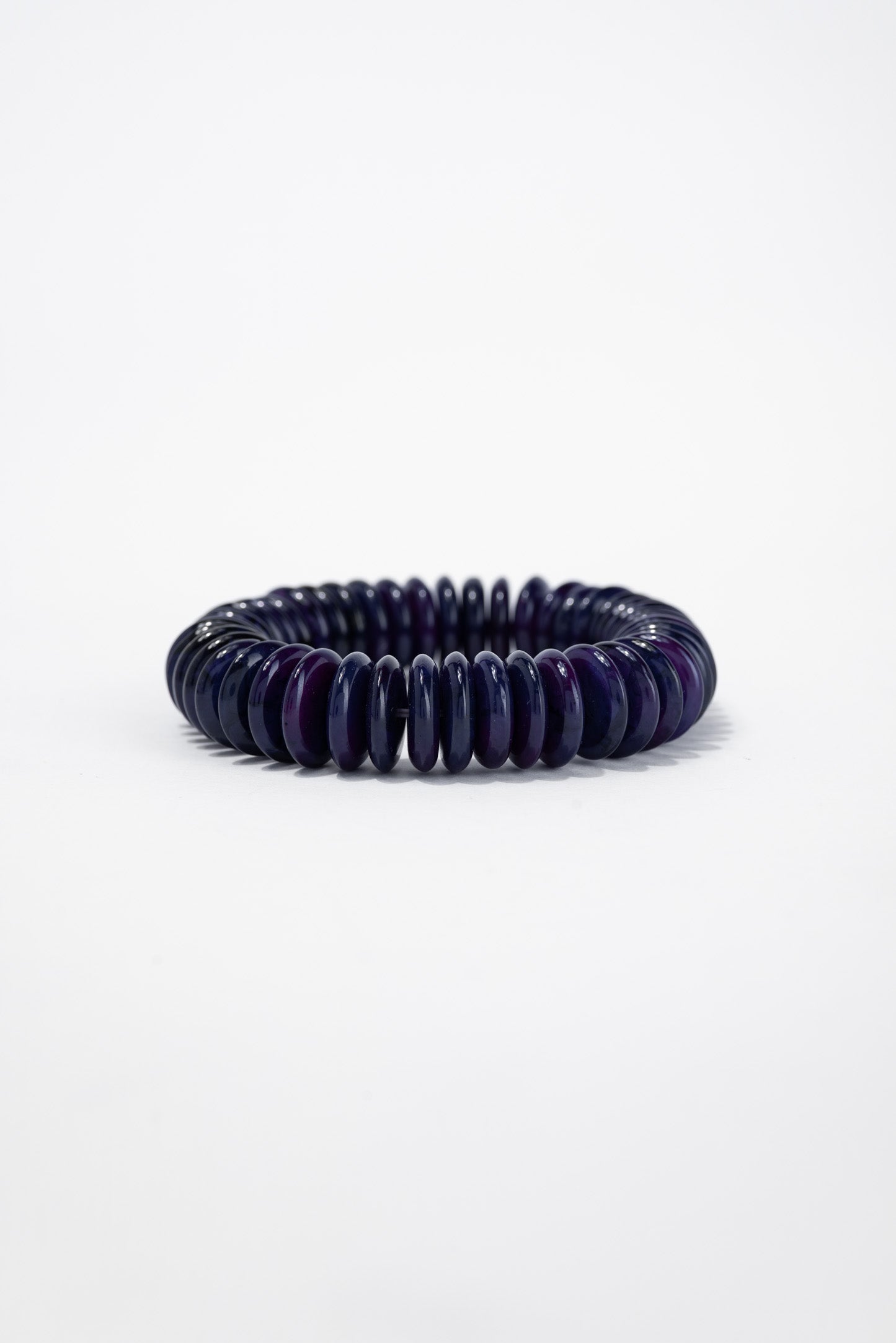 Elle Spiral Plastic Stretch Bracelet