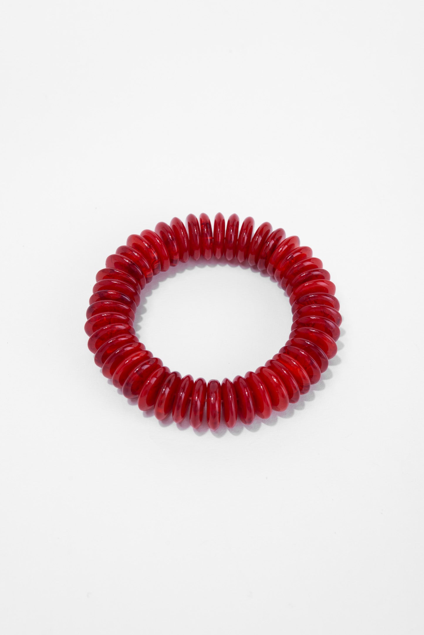 Elle Spiral Plastic Stretch Bracelet