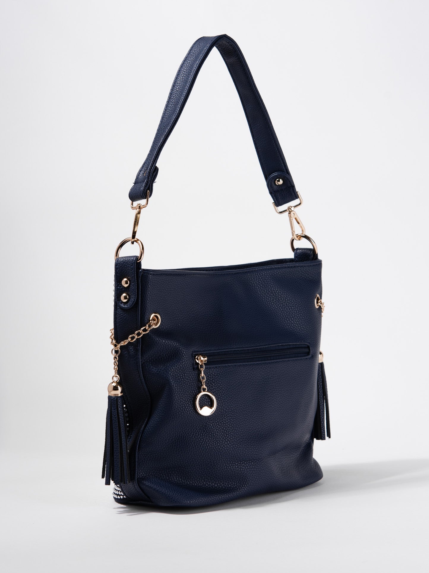 Adalyn Sparkling Rhinestone Hobo Bag