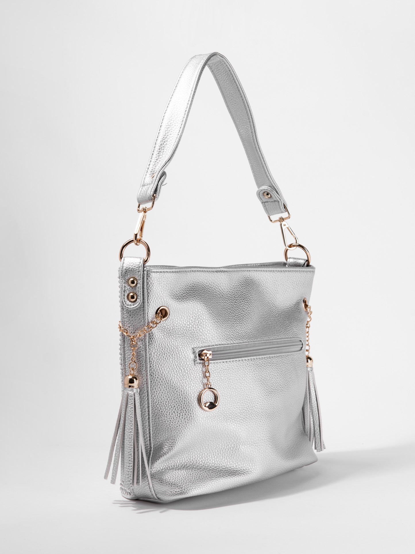 Adalyn Sparkling Rhinestone Hobo Bag