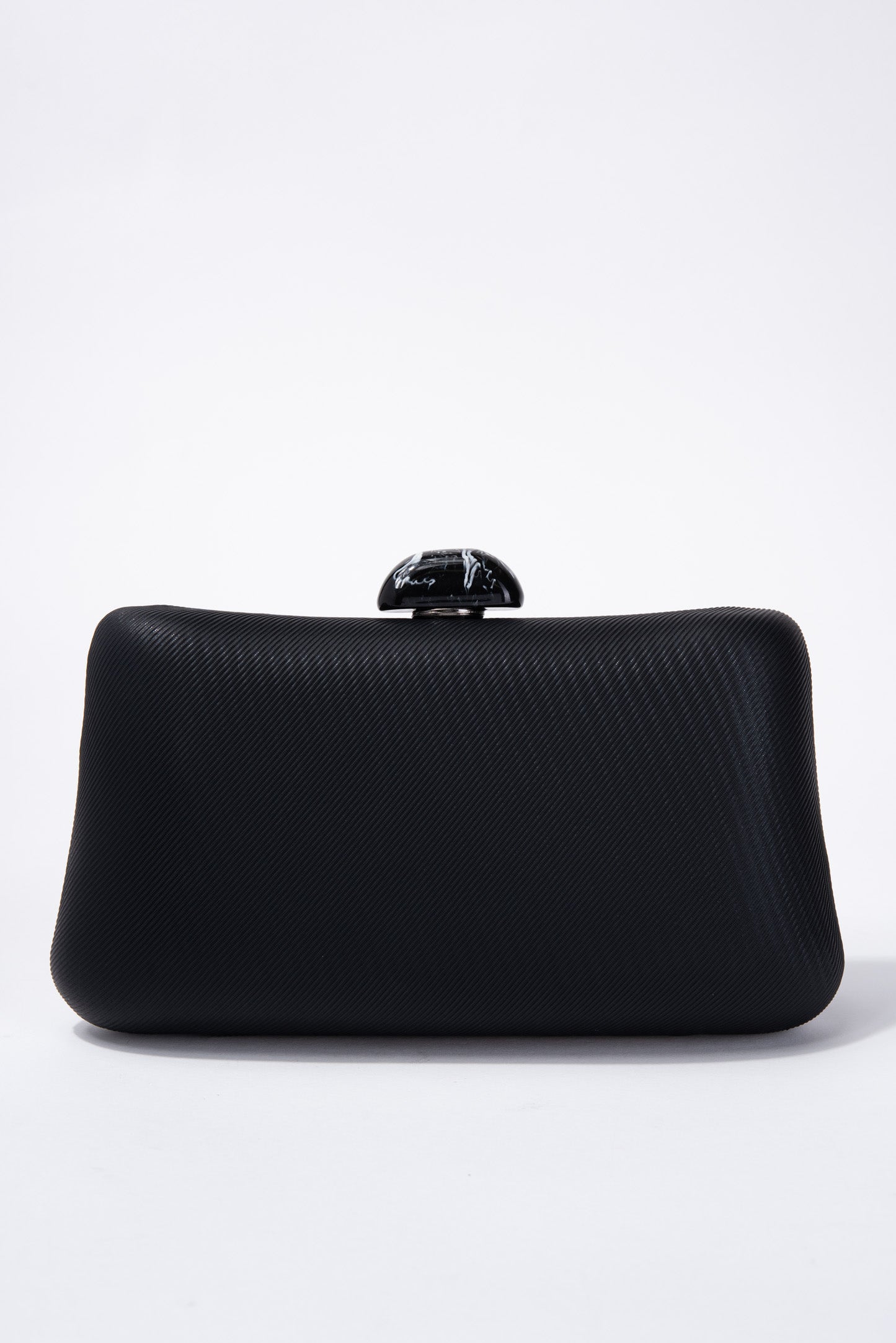 Kylie Textured Satin Evening Bag