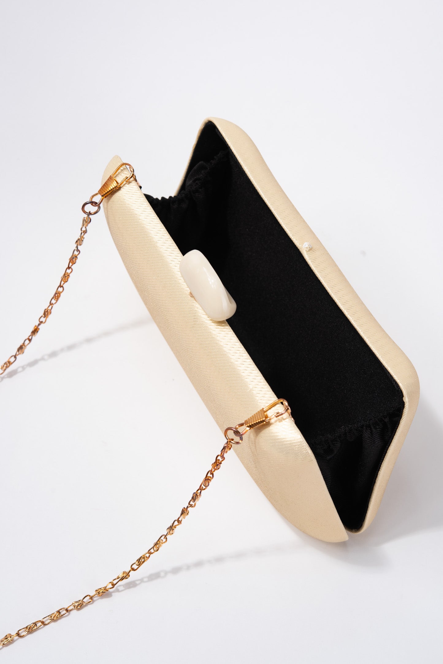 Kylie Textured Satin Evening Bag