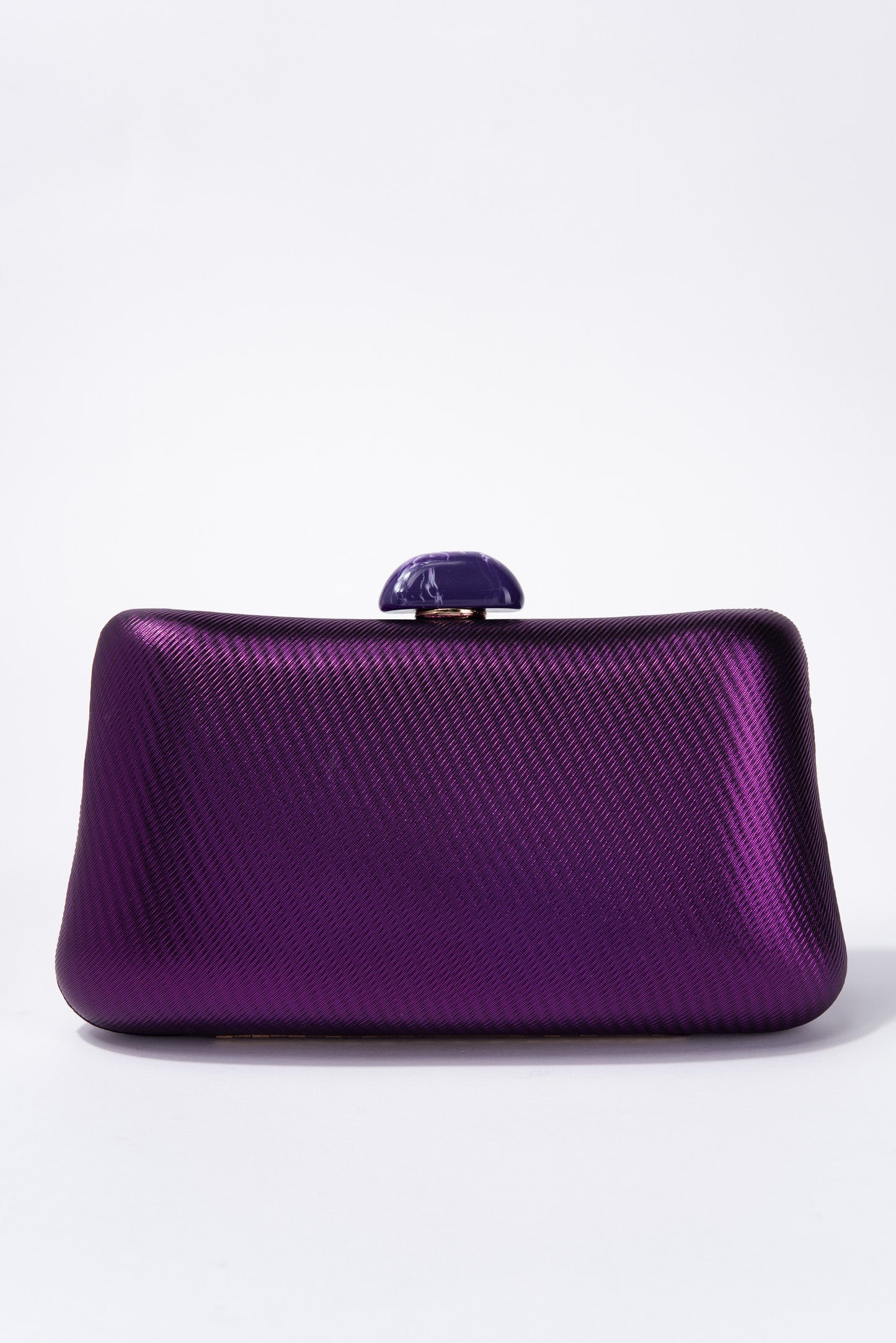 Kylie Textured Satin Evening Bag