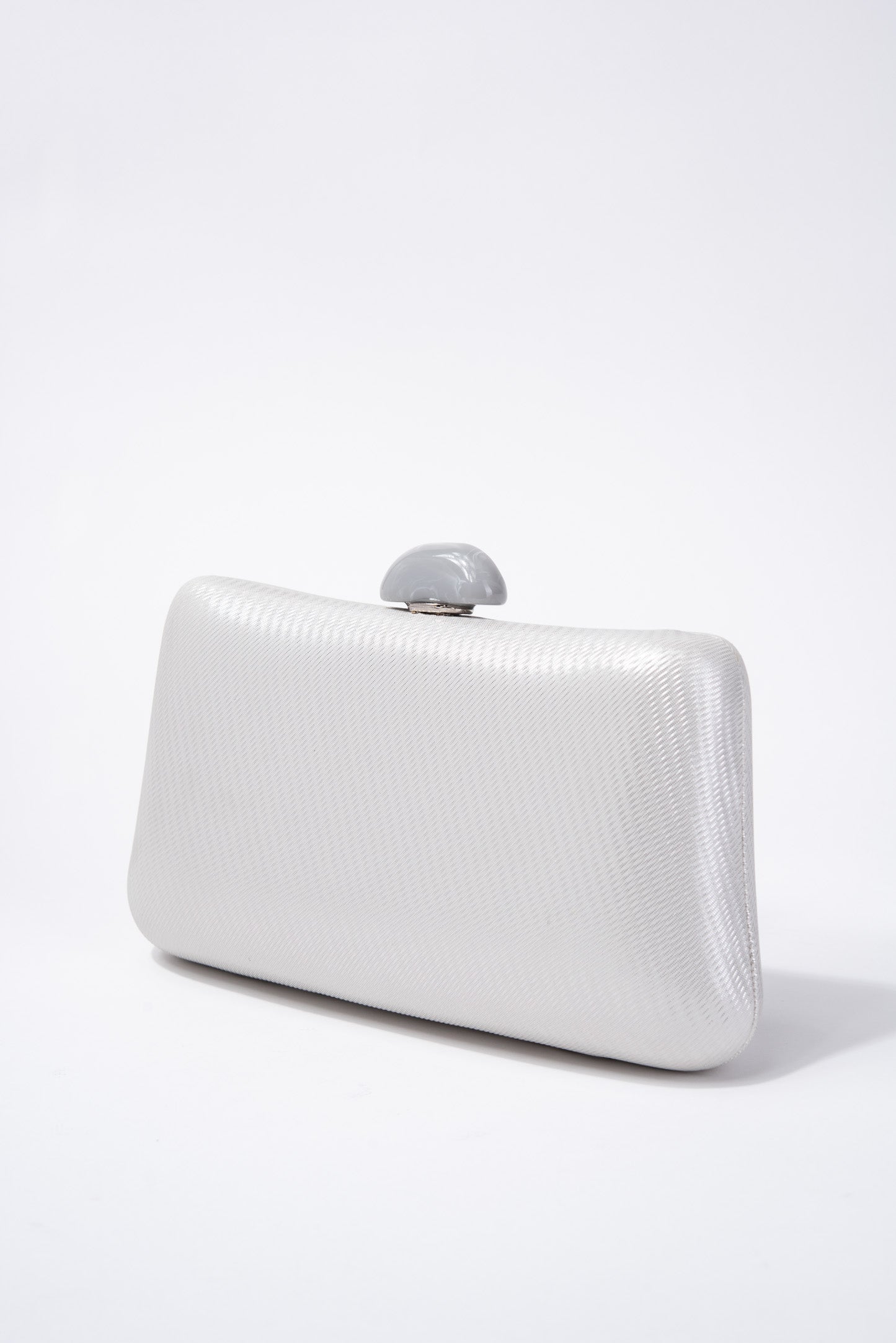 Kylie Textured Satin Evening Bag