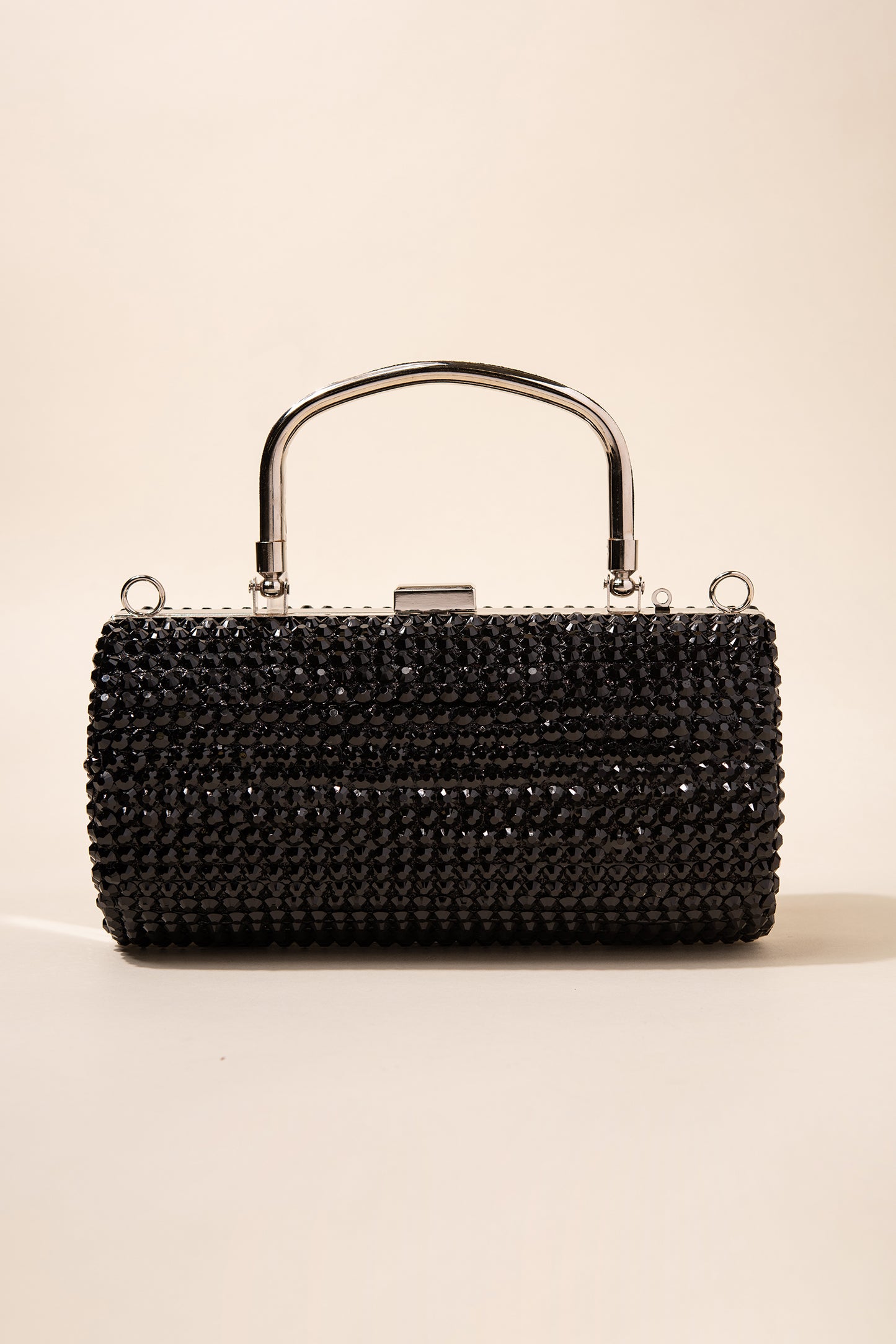 Adira Rhinestone Pave Barrel Purse