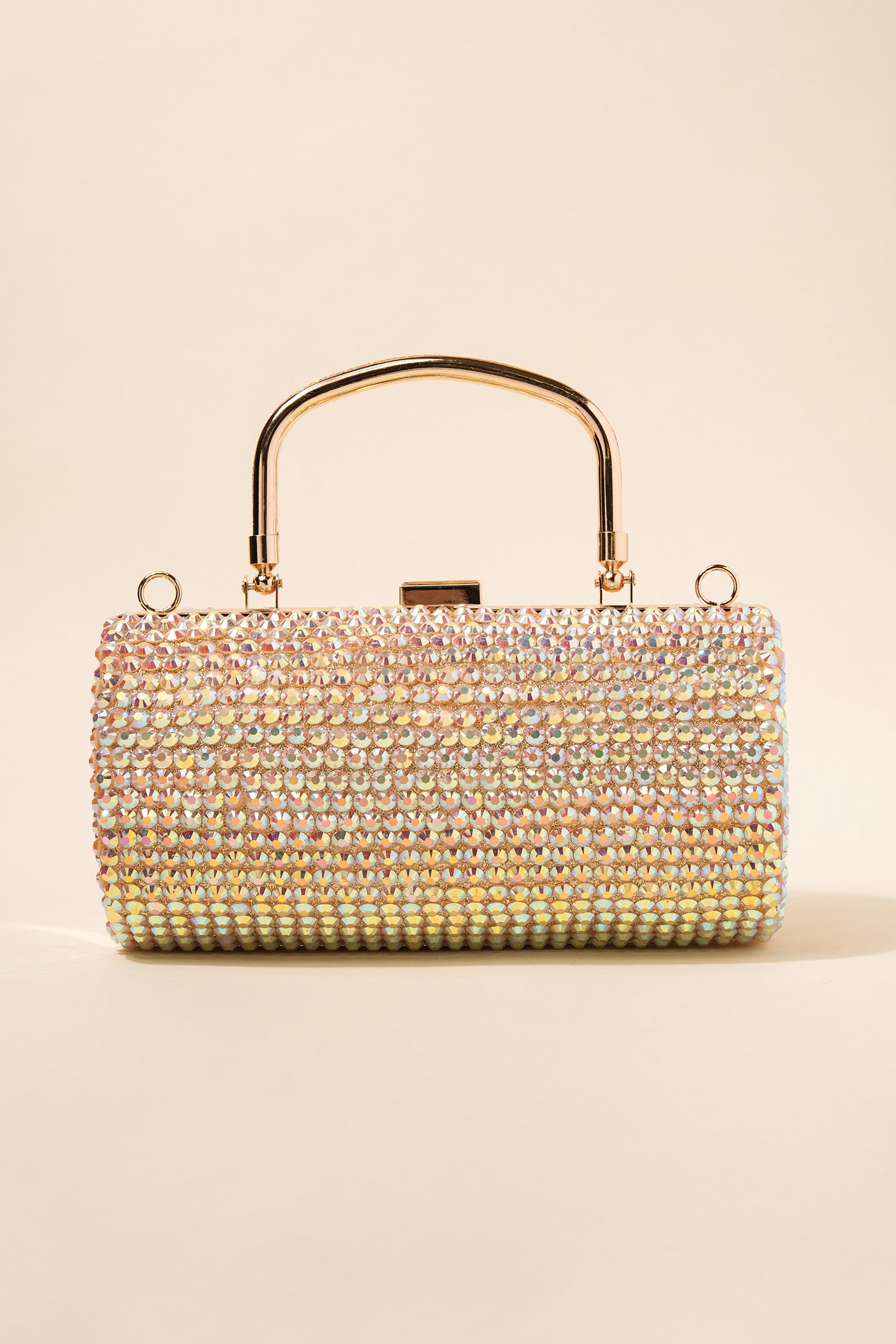 Adira Rhinestone Pave Barrel Purse