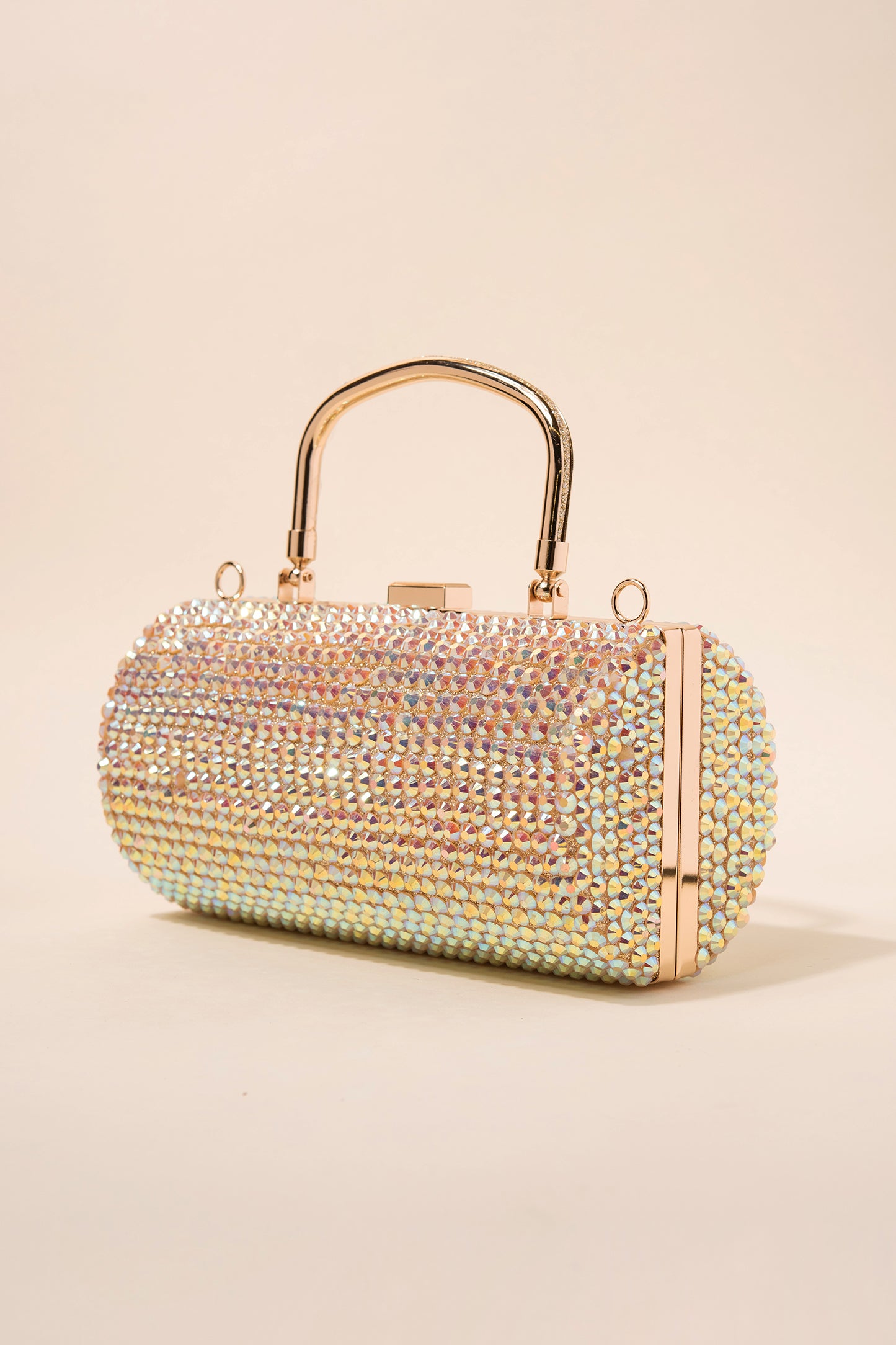 Adira Rhinestone Pave Barrel Purse