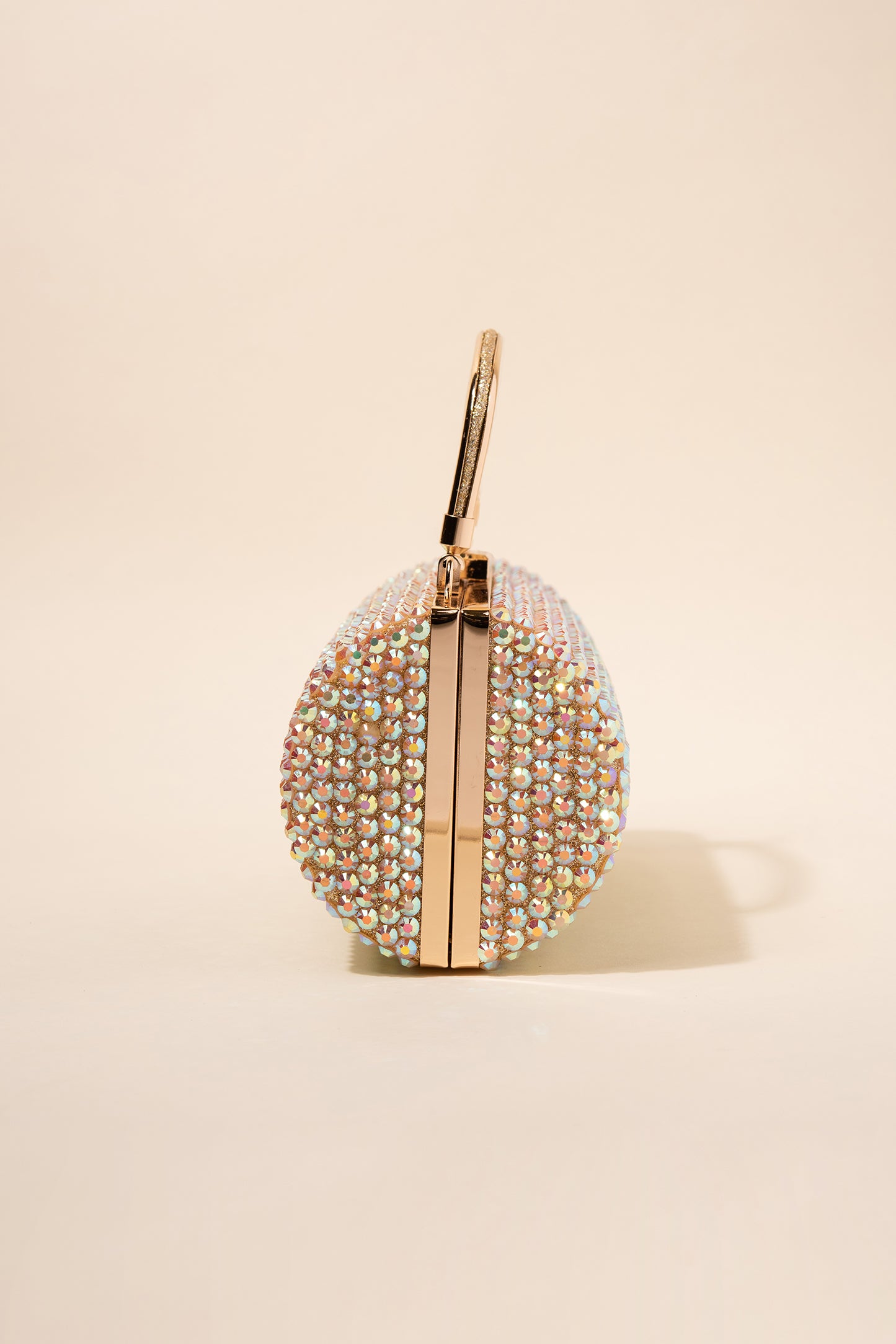 Adira Rhinestone Pave Barrel Purse
