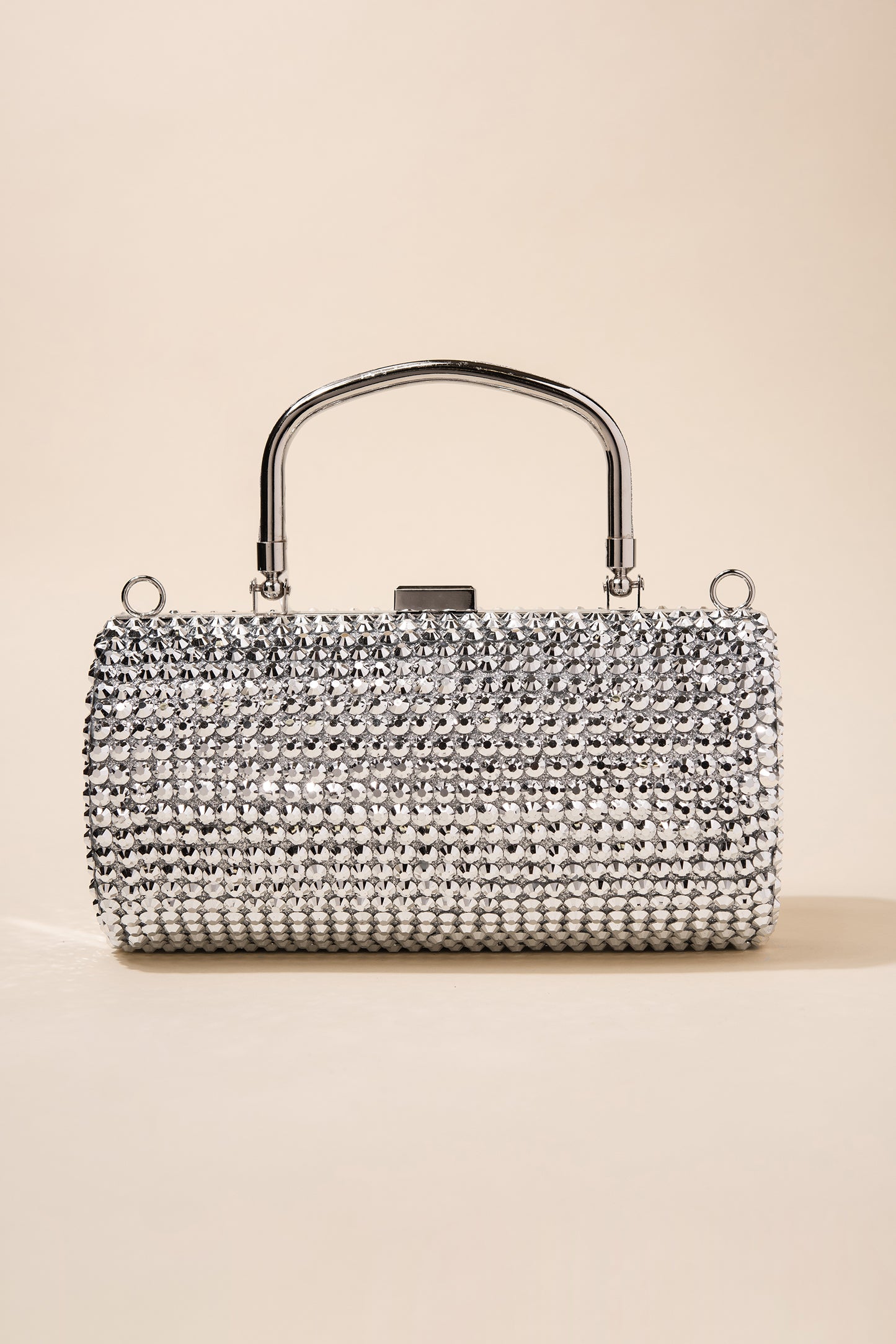 Adira Rhinestone Pave Barrel Purse