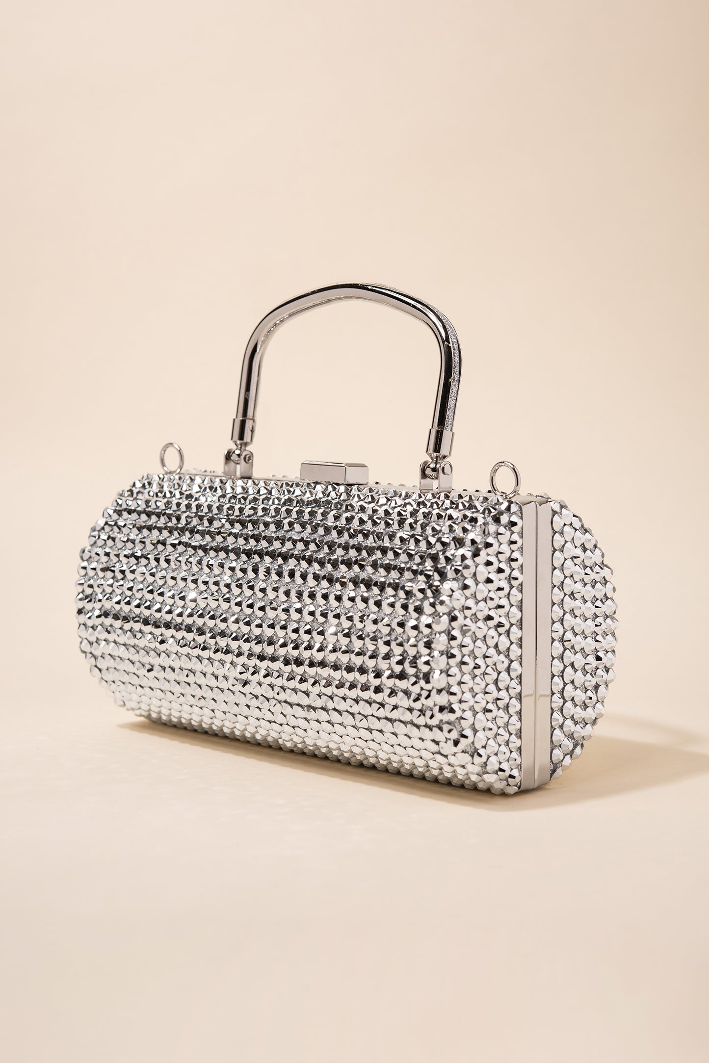 Adira Rhinestone Pave Barrel Purse