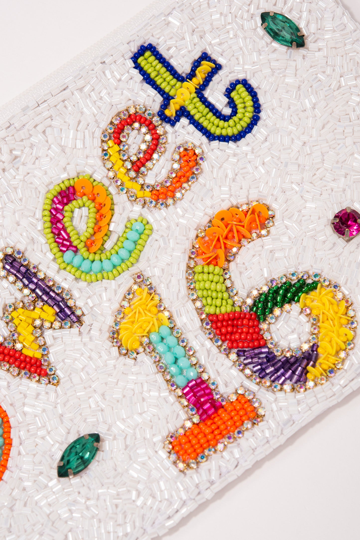 SWEET 16 Seed Beaded Wristlet