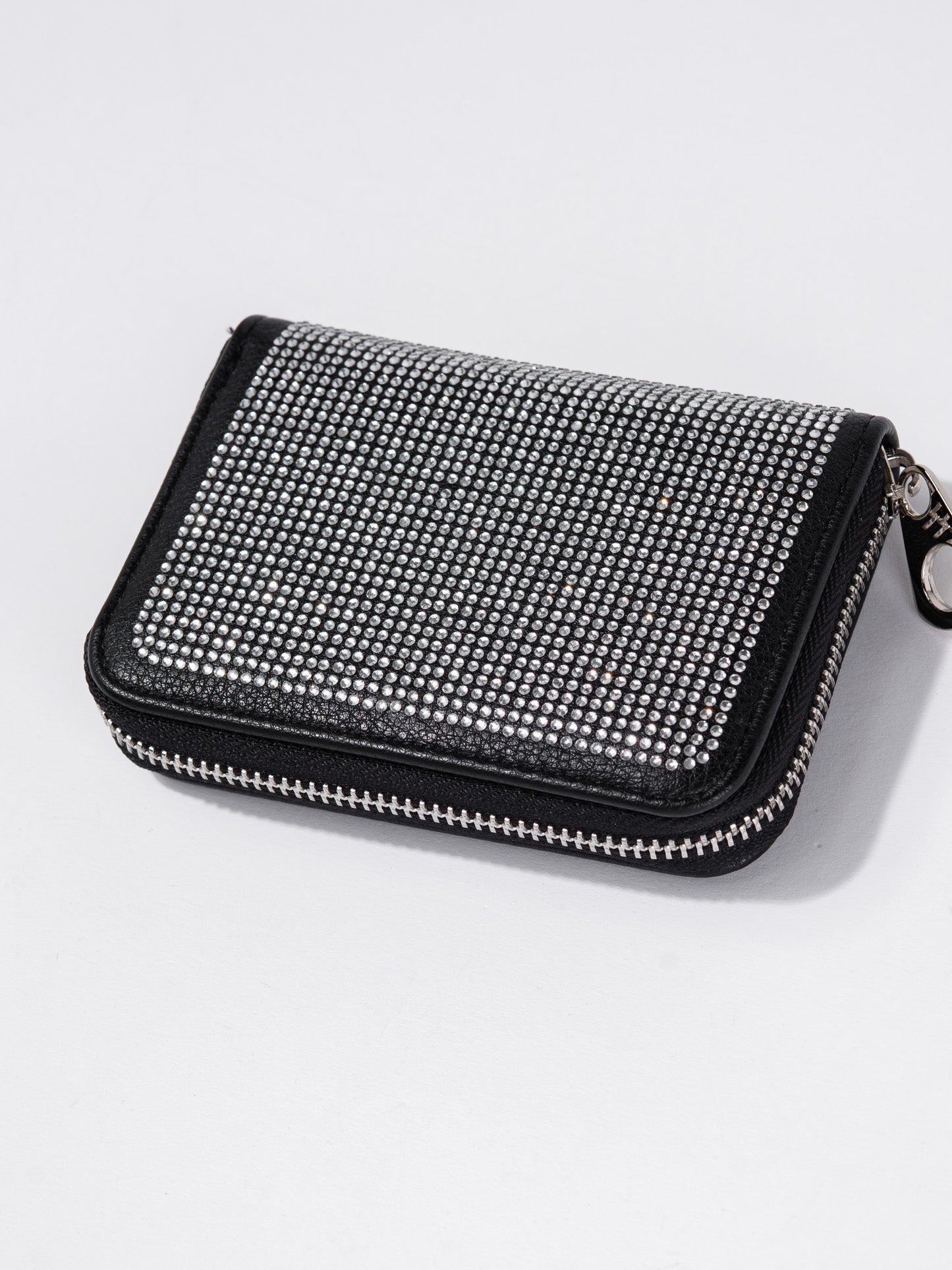 Beatrix Rhinestone Petite Zip Around Wallet