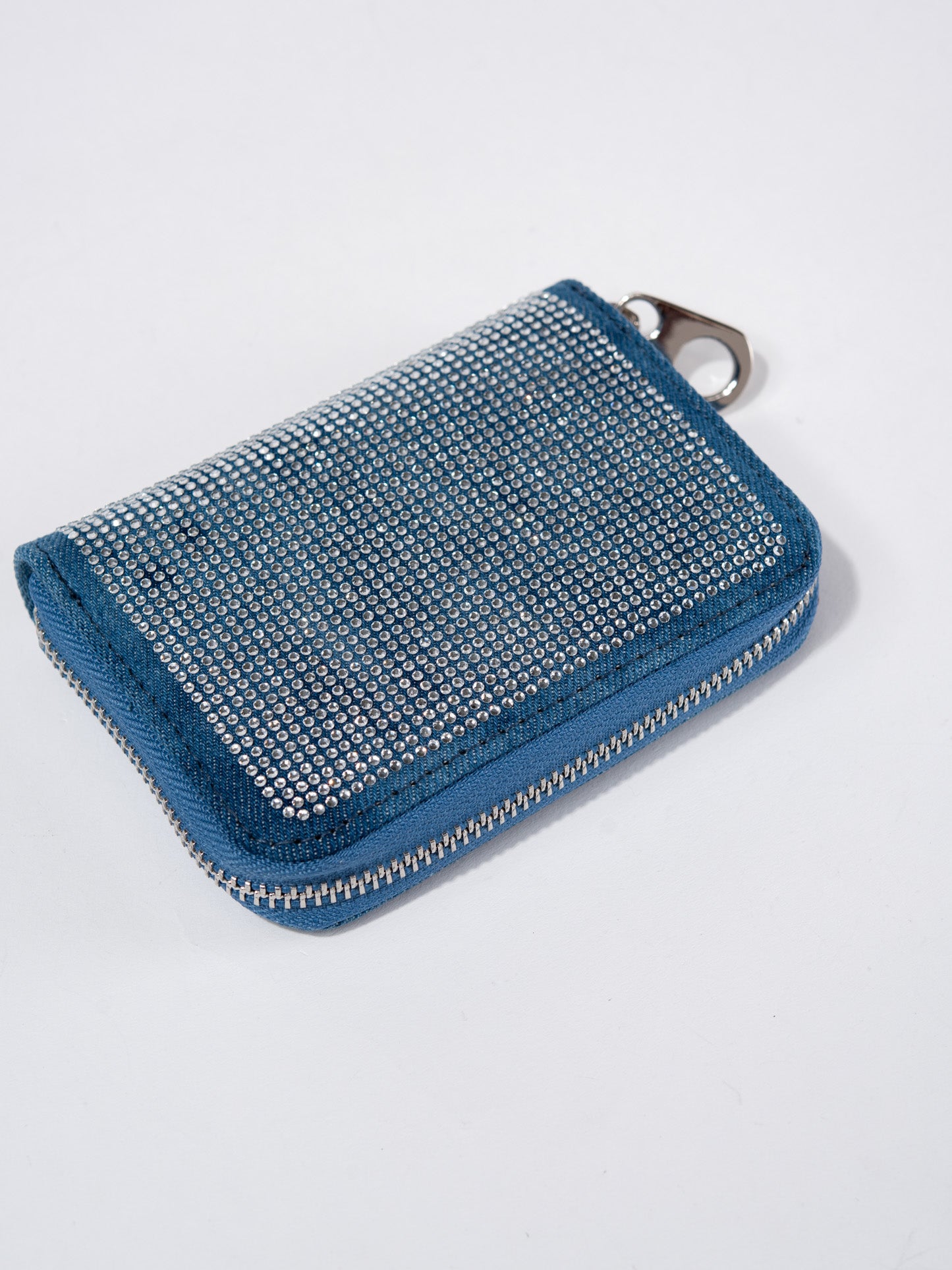 Beatrix Rhinestone Petite Zip Around Wallet