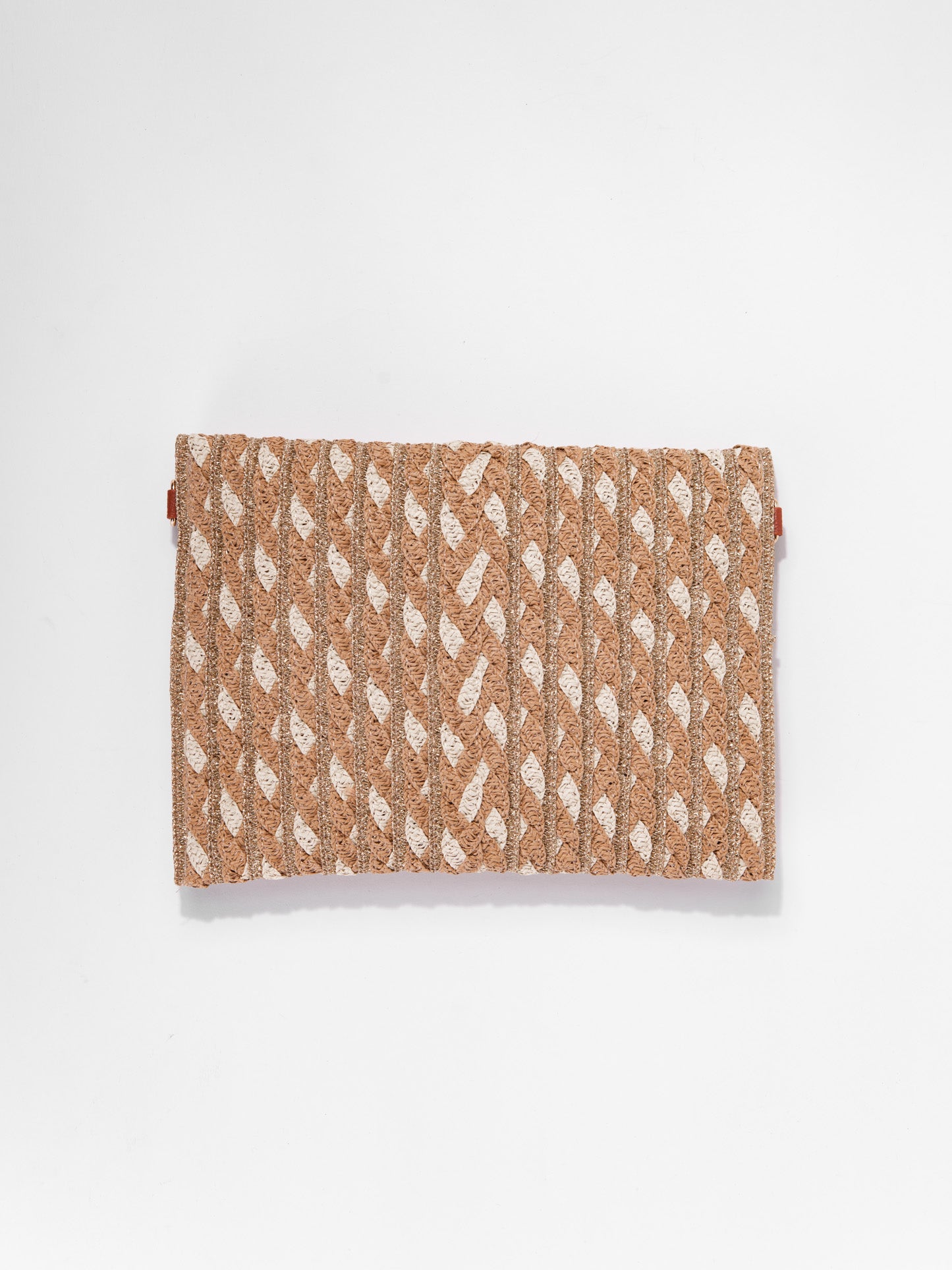 Mary Straw Crossbody Clutch Bag