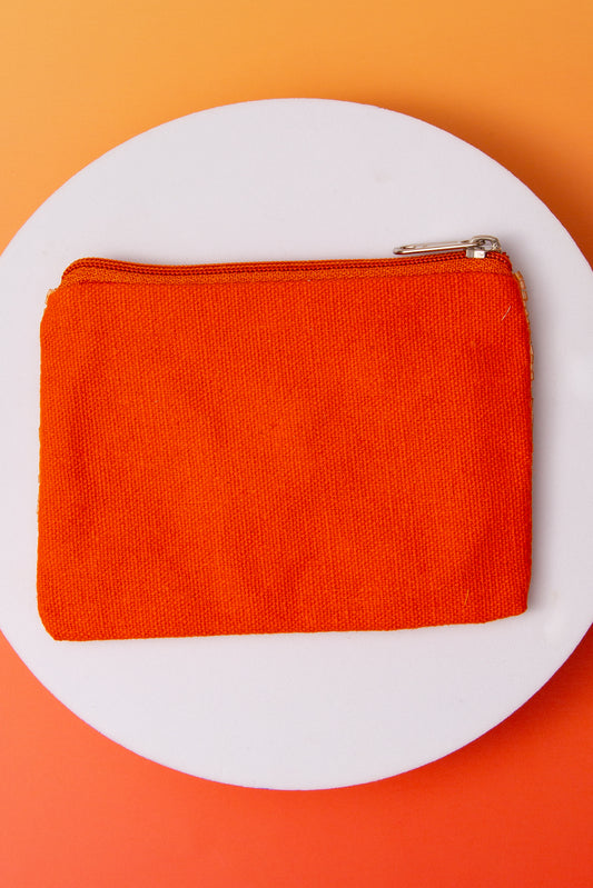 Cindy Halloween Ghost Seed Beaded Coin Bag