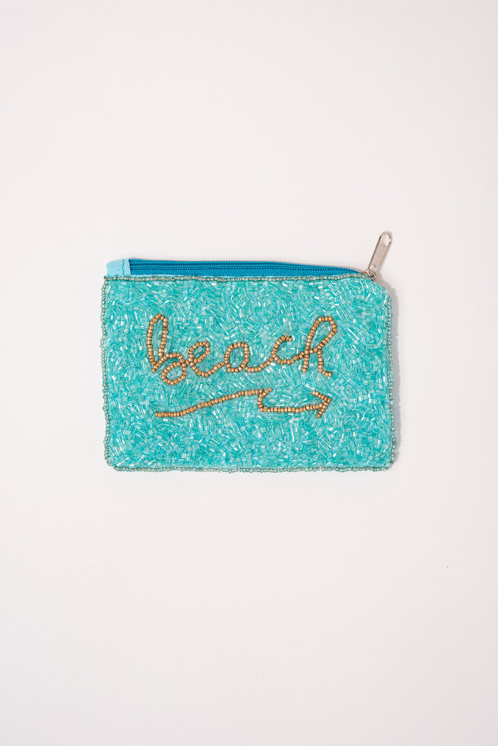 Mia Beaded BEACH Coin Pouch