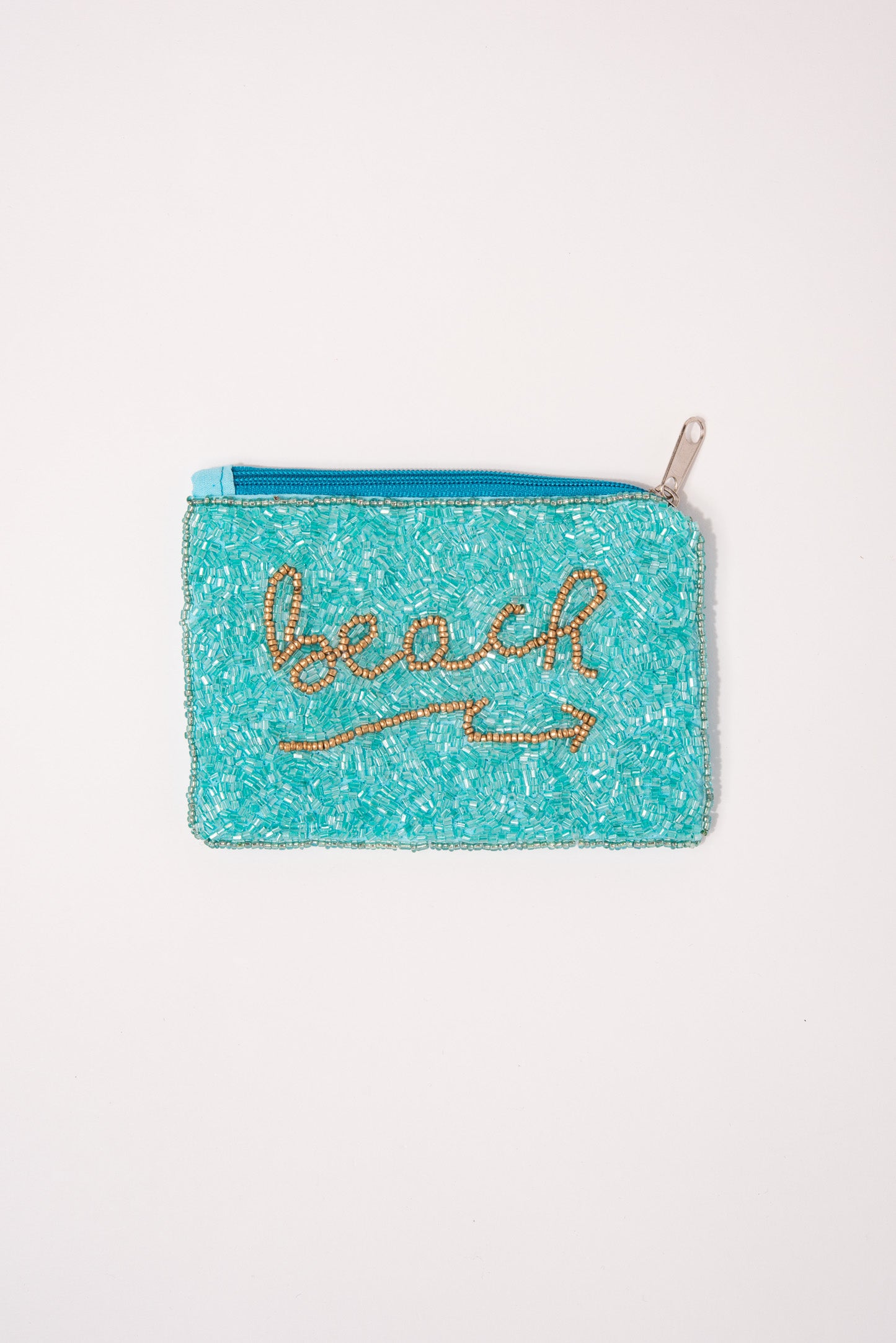 Mia Beaded BEACH Coin Pouch