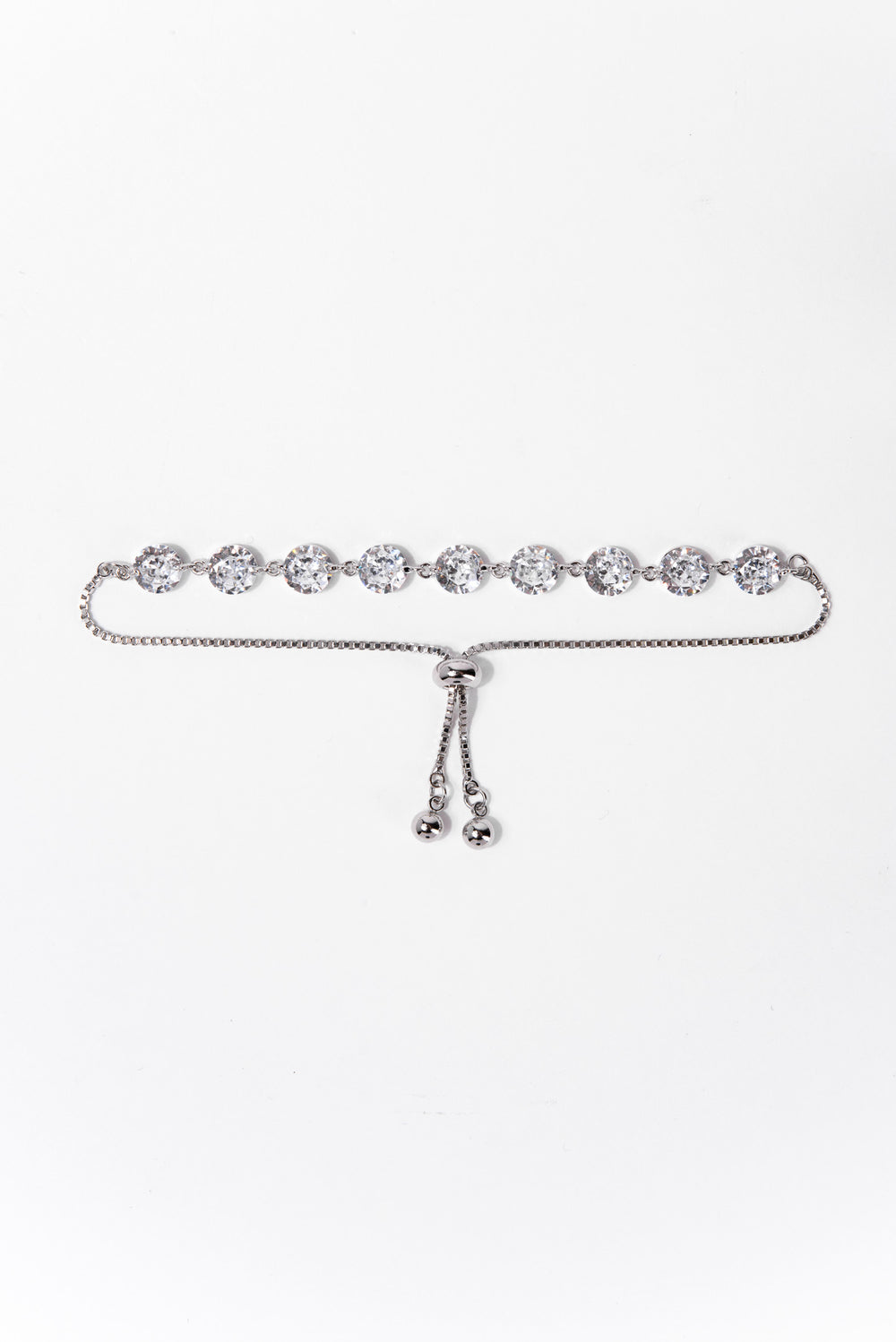 Juliette CZ Solitaire Bezzle Adjustable Bracelet