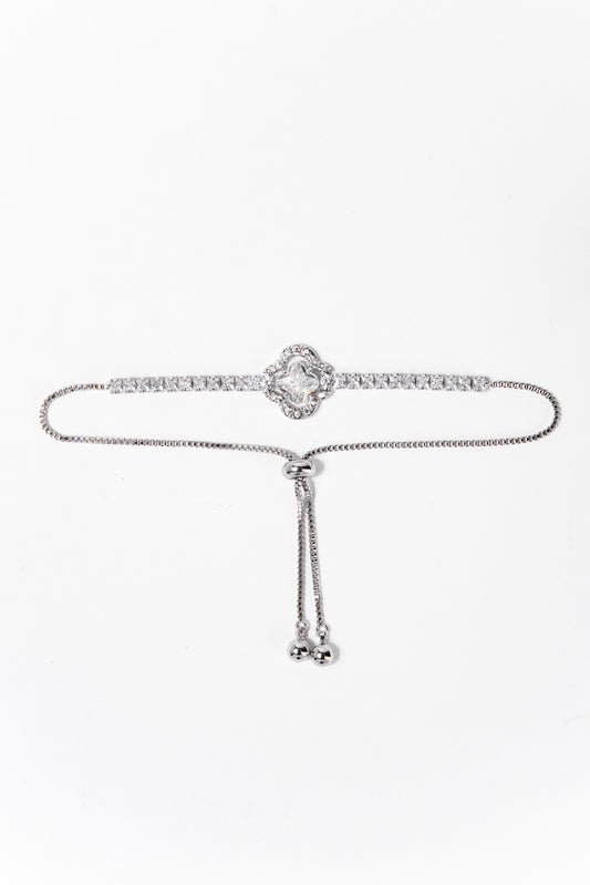 Luciana Floral Bezzle Adjustable Bracelet