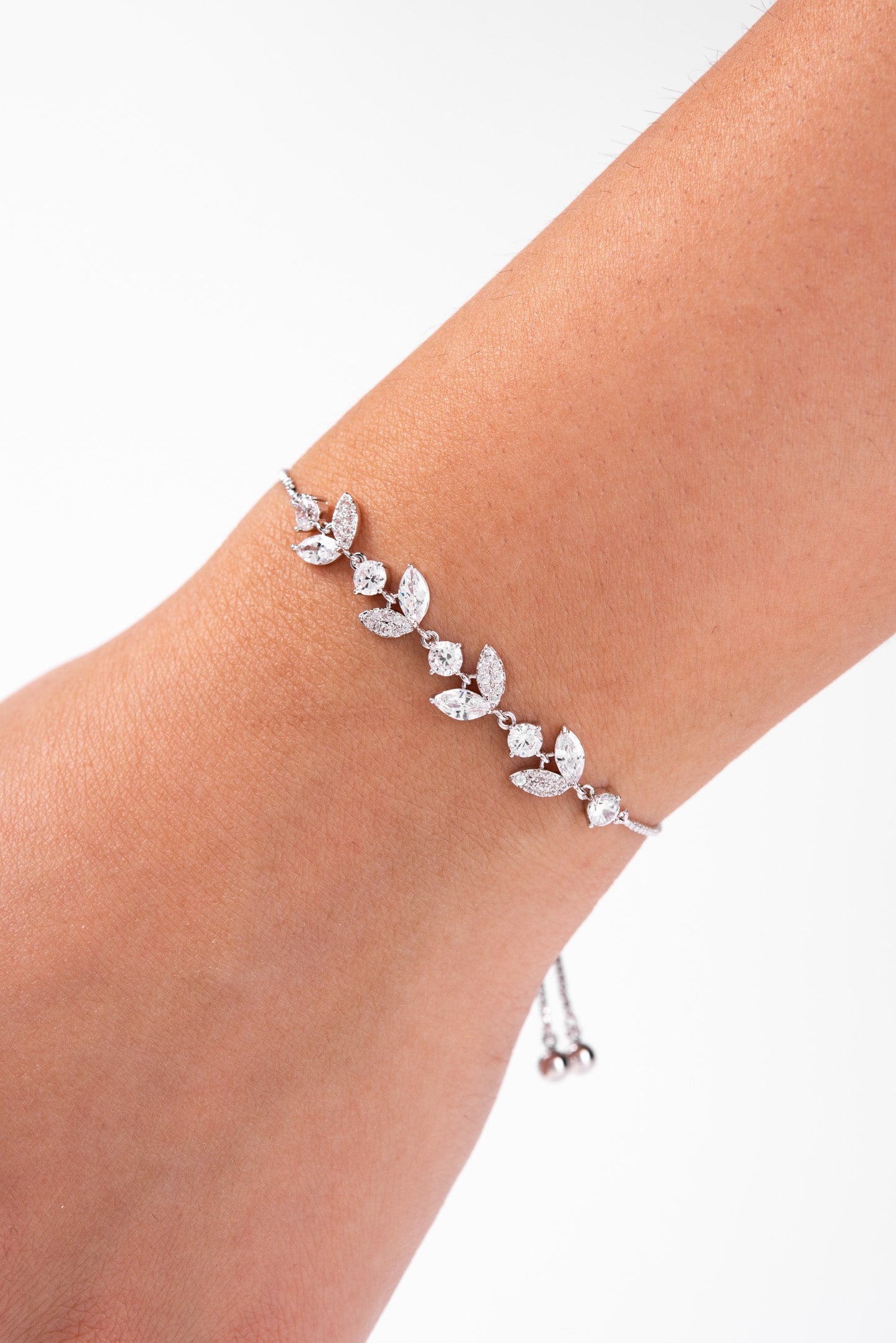 Adelisa CZ Vine Adjustable Bracelet