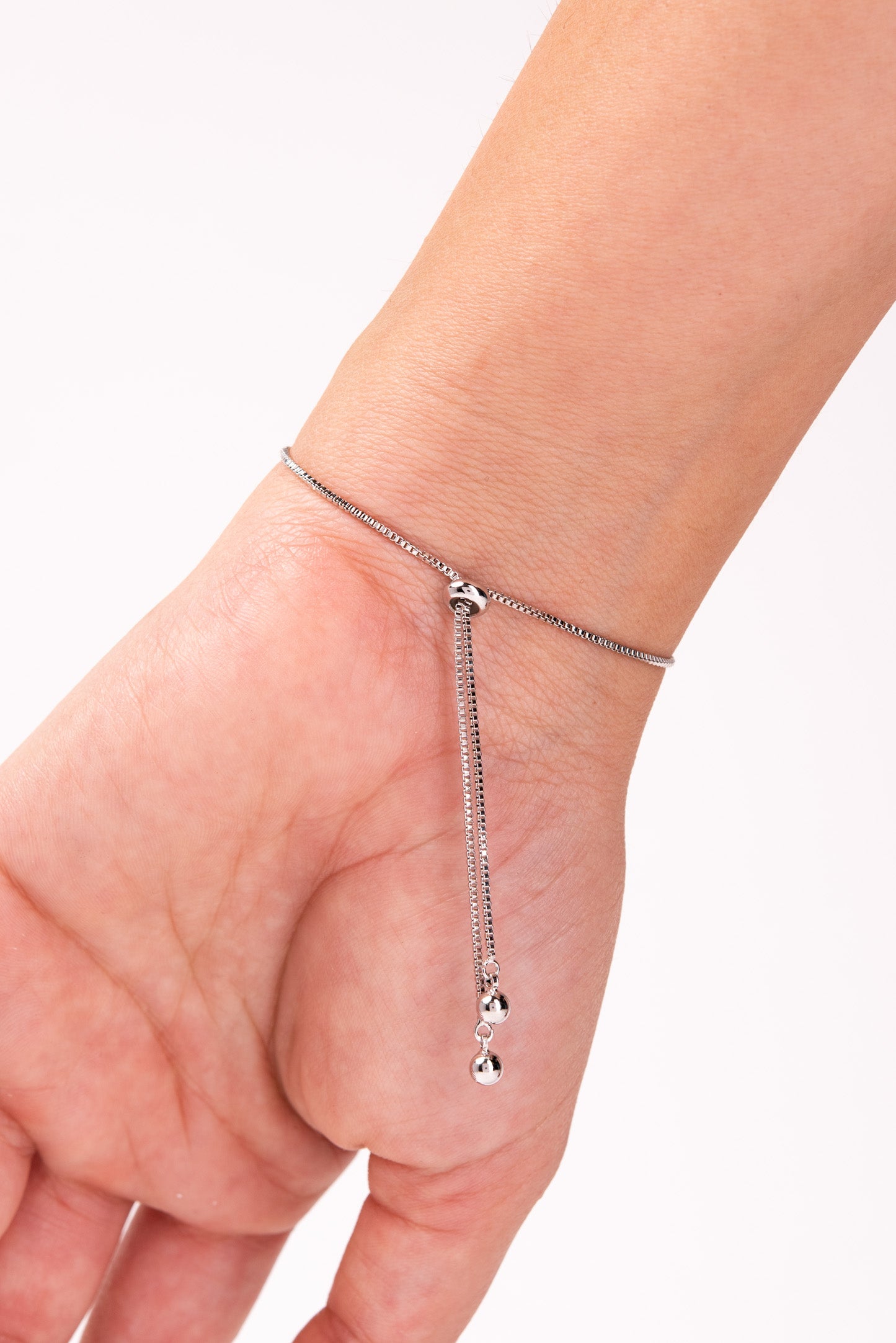 Love CZ Heart Adjustable Bracelet