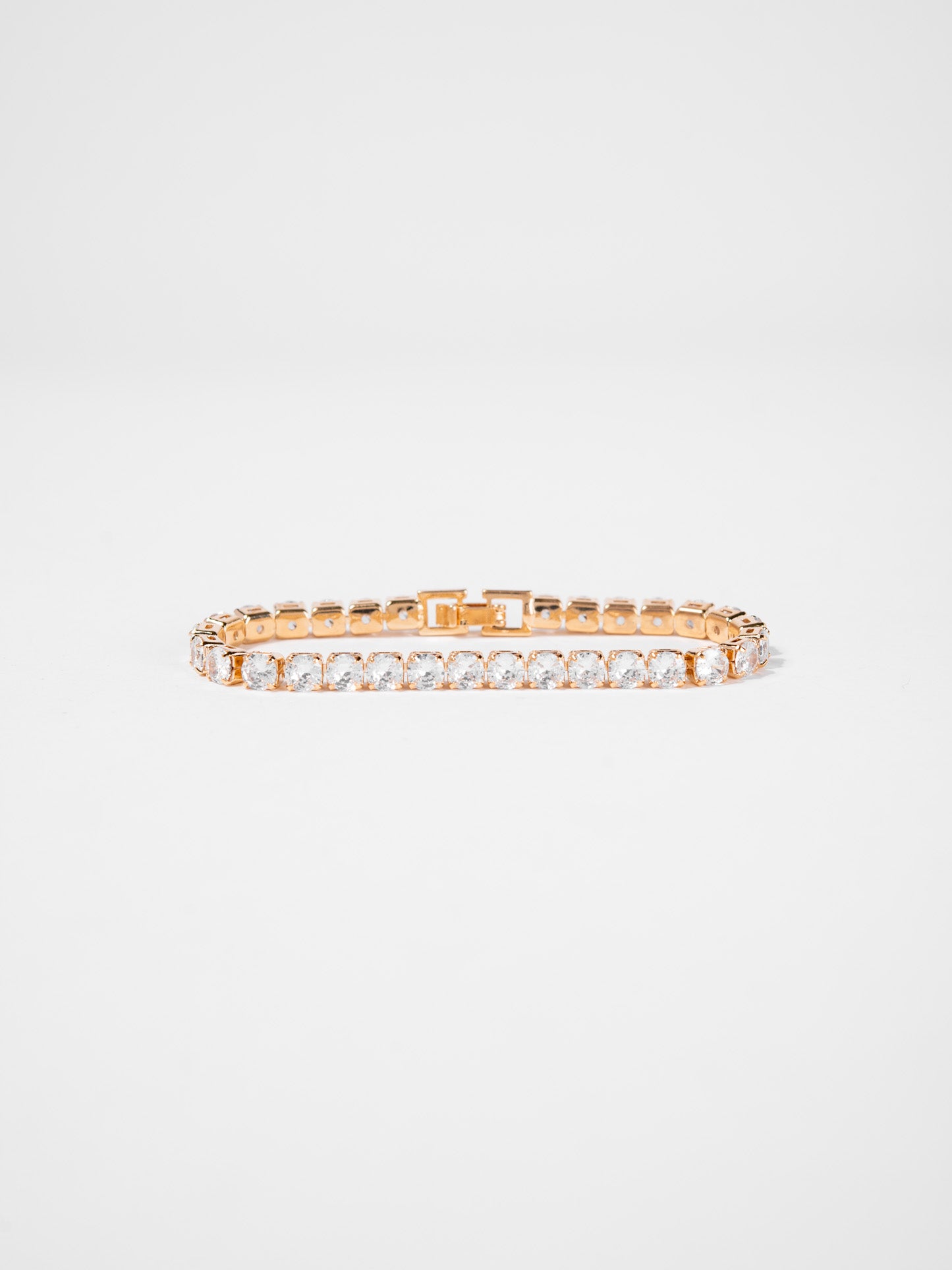 Cecilia Cubic Zirconia Tennis Bracelet | Gold