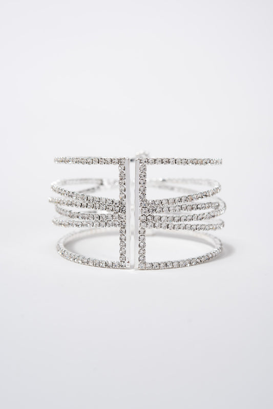 Laura Bangle Criss Cross Bracelet