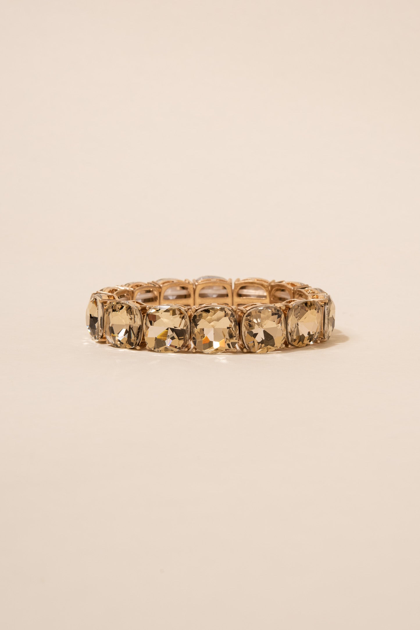 Luna Square Cut Rhinestone Bracelet