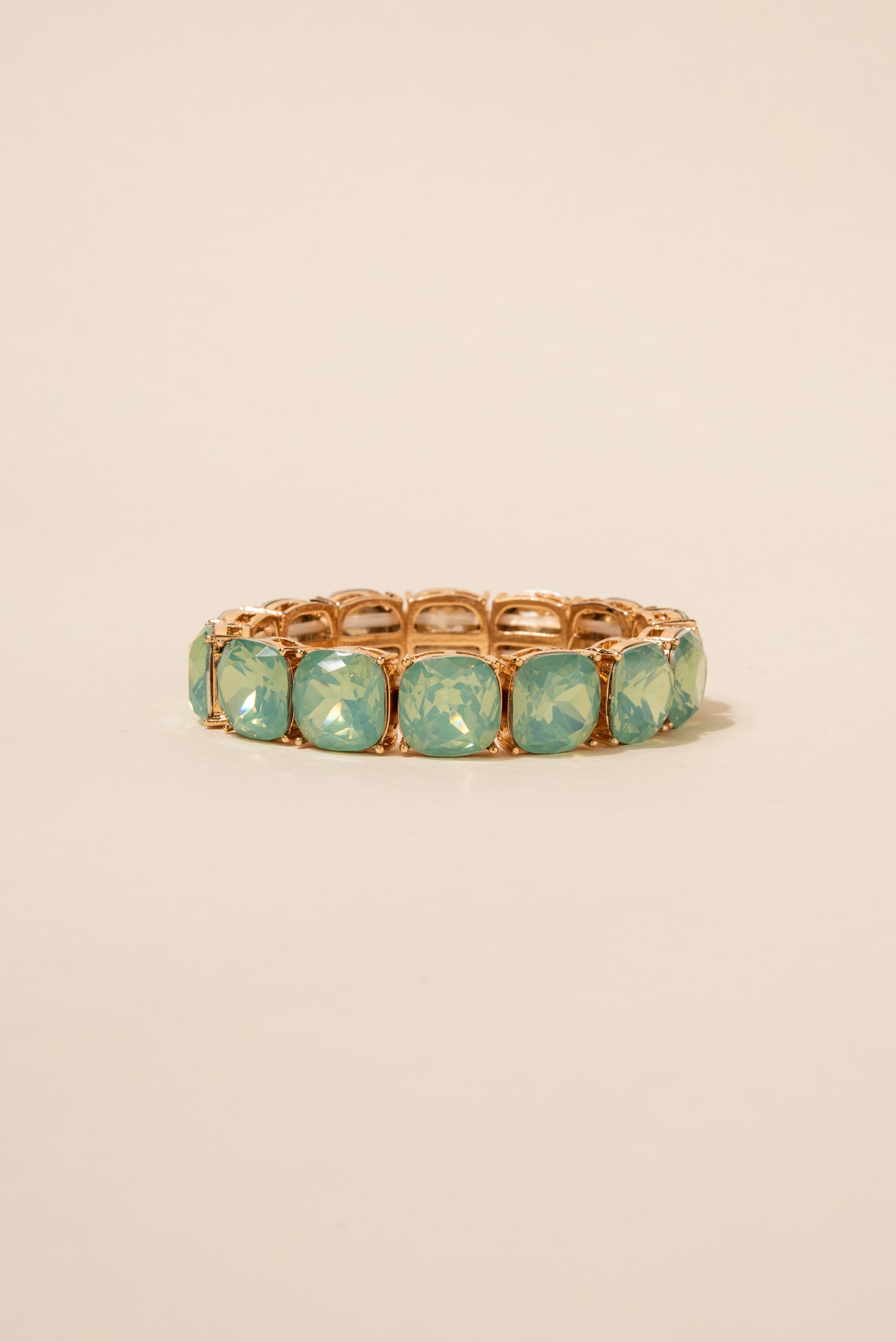 Luna Square Cut Rhinestone Bracelet