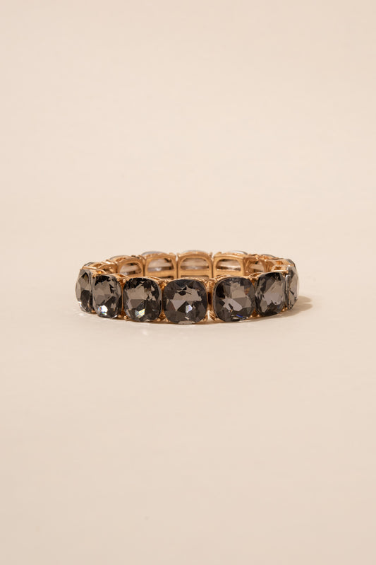 Luna Square Cut Rhinestone Bracelet